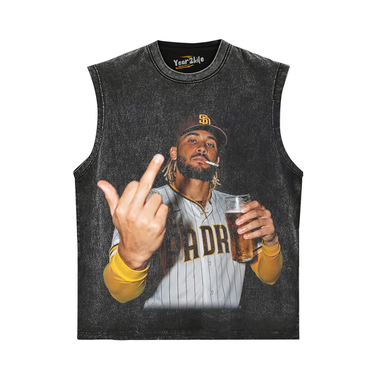 FERNANDO TATIS JR. MIDDLE FINGER TANK TOP & TEE & LONG SLEEVE & LAYERED LS & HOODIE