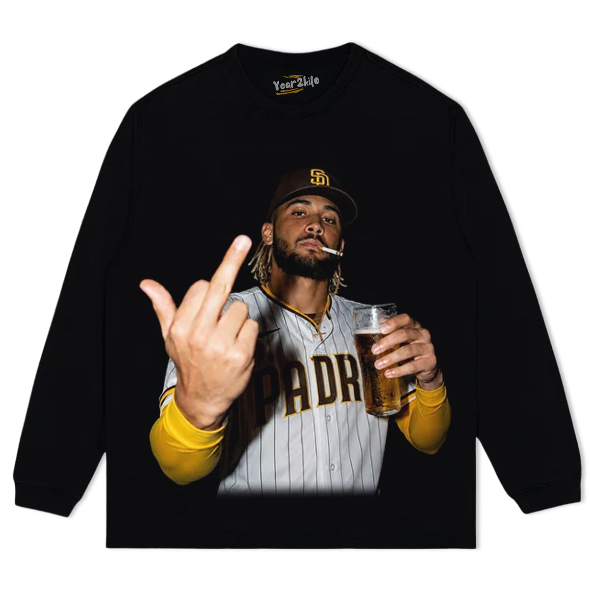 FERNANDO TATIS JR. MIDDLE FINGER TANK TOP & TEE & LONG SLEEVE & LAYERED LS & HOODIE