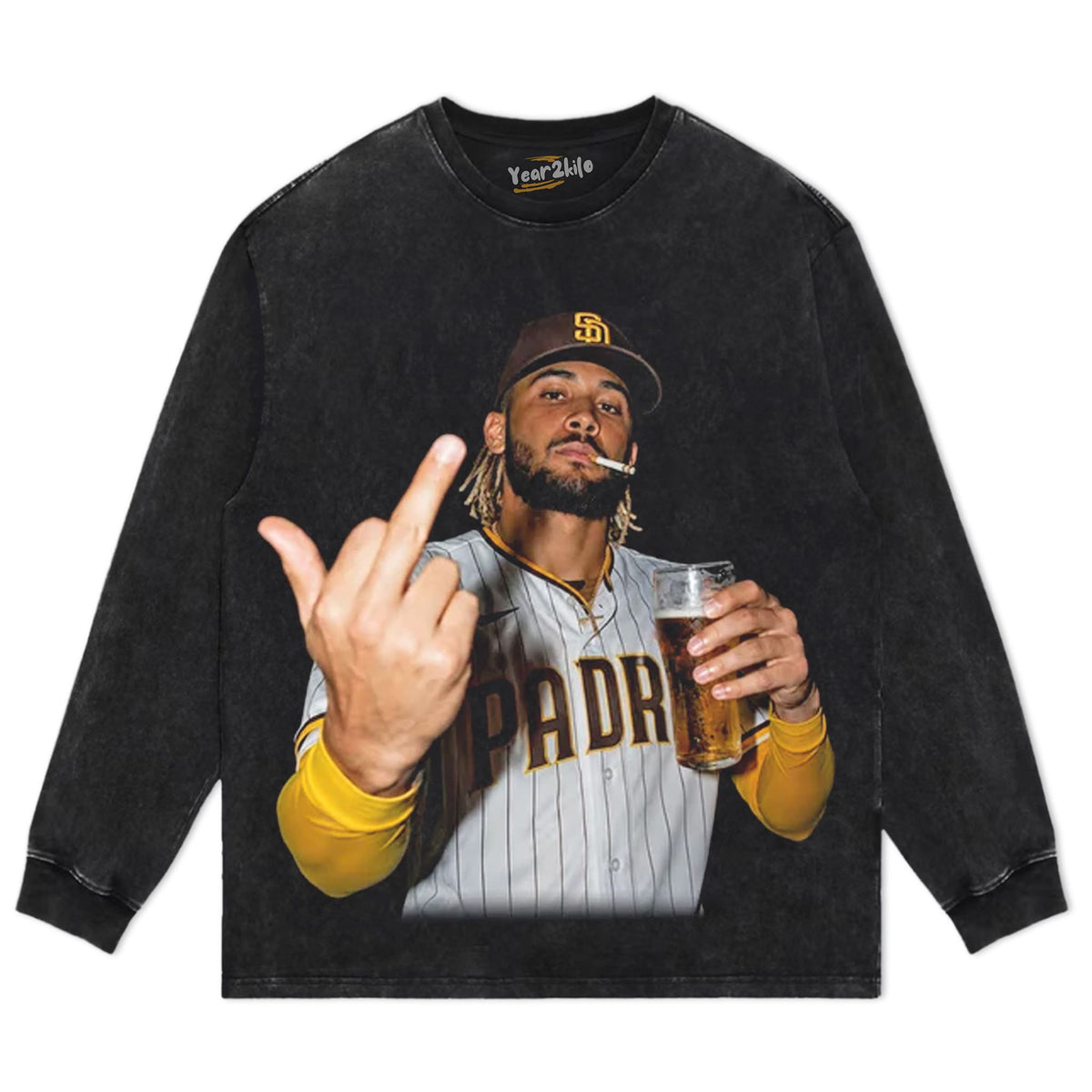 FERNANDO TATIS JR. MIDDLE FINGER TANK TOP & TEE & LONG SLEEVE & LAYERED LS & HOODIE