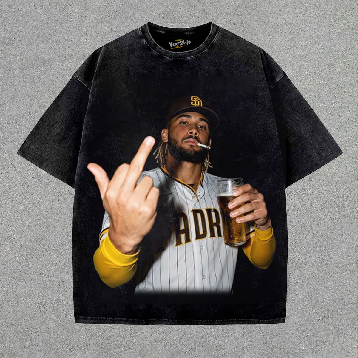 FERNANDO TATIS JR. MIDDLE FINGER TANK TOP & TEE & LONG SLEEVE & LAYERED LS & HOODIE