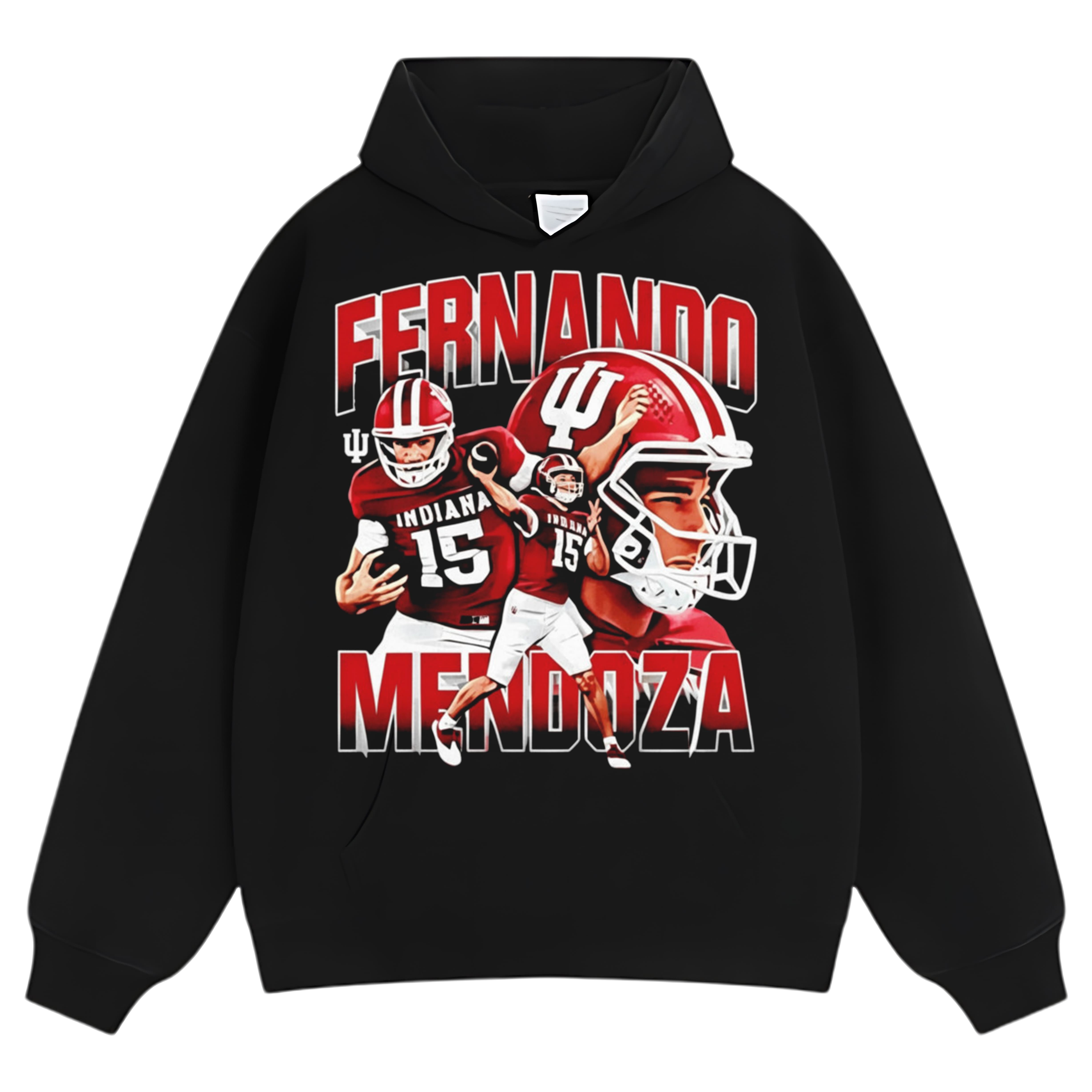 FERNANDO MENDOZA INDIANA HOOSIERS FOOTBALL TEE & LS & HOODIE