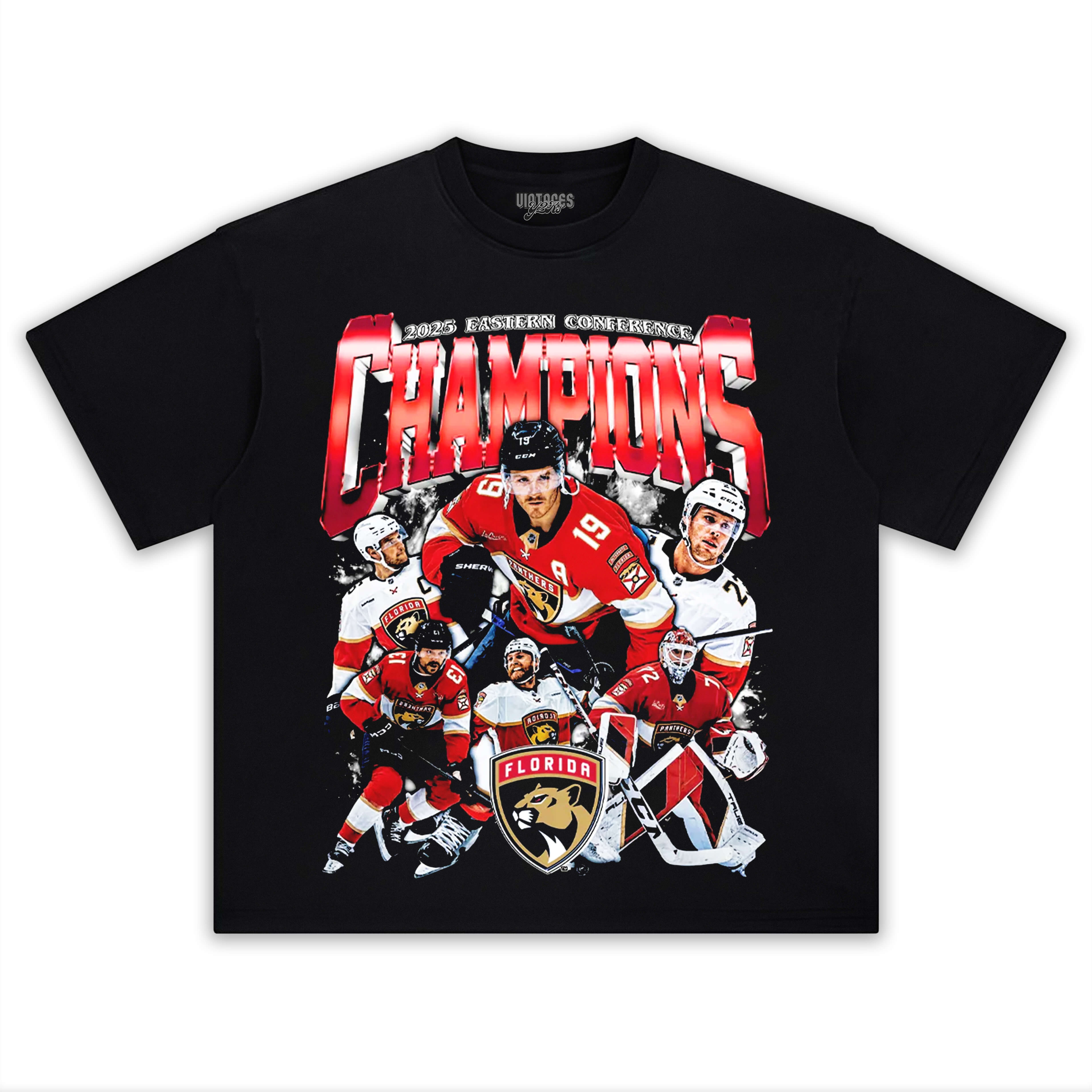 FLORIDA PANTHERS & ECFCHAMPS TEE