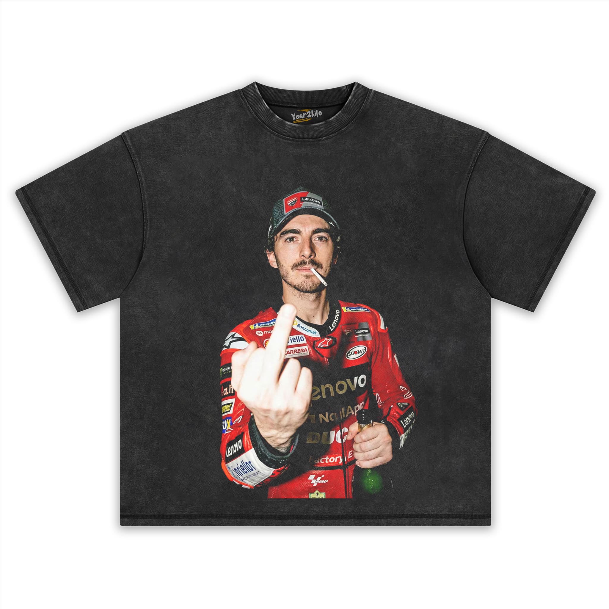 FRANCESCO PECCO BAGNAIA MOTOGP V1 TANK TOP & TEE & LONG SLEEVE & LAYERED LS & HOODIE