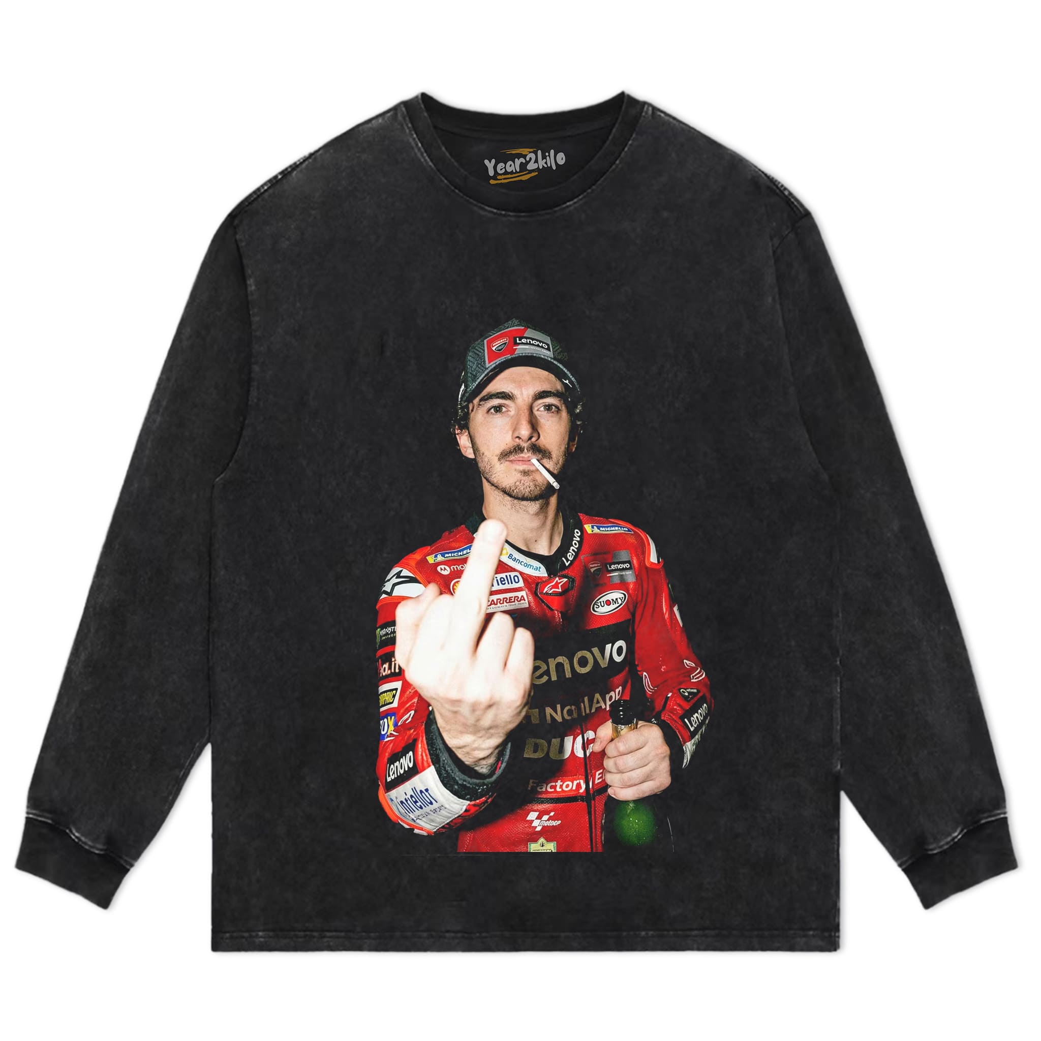 FRANCESCO PECCO BAGNAIA MOTOGP V1 TANK TOP & TEE & LONG SLEEVE & LAYERED LS & HOODIE