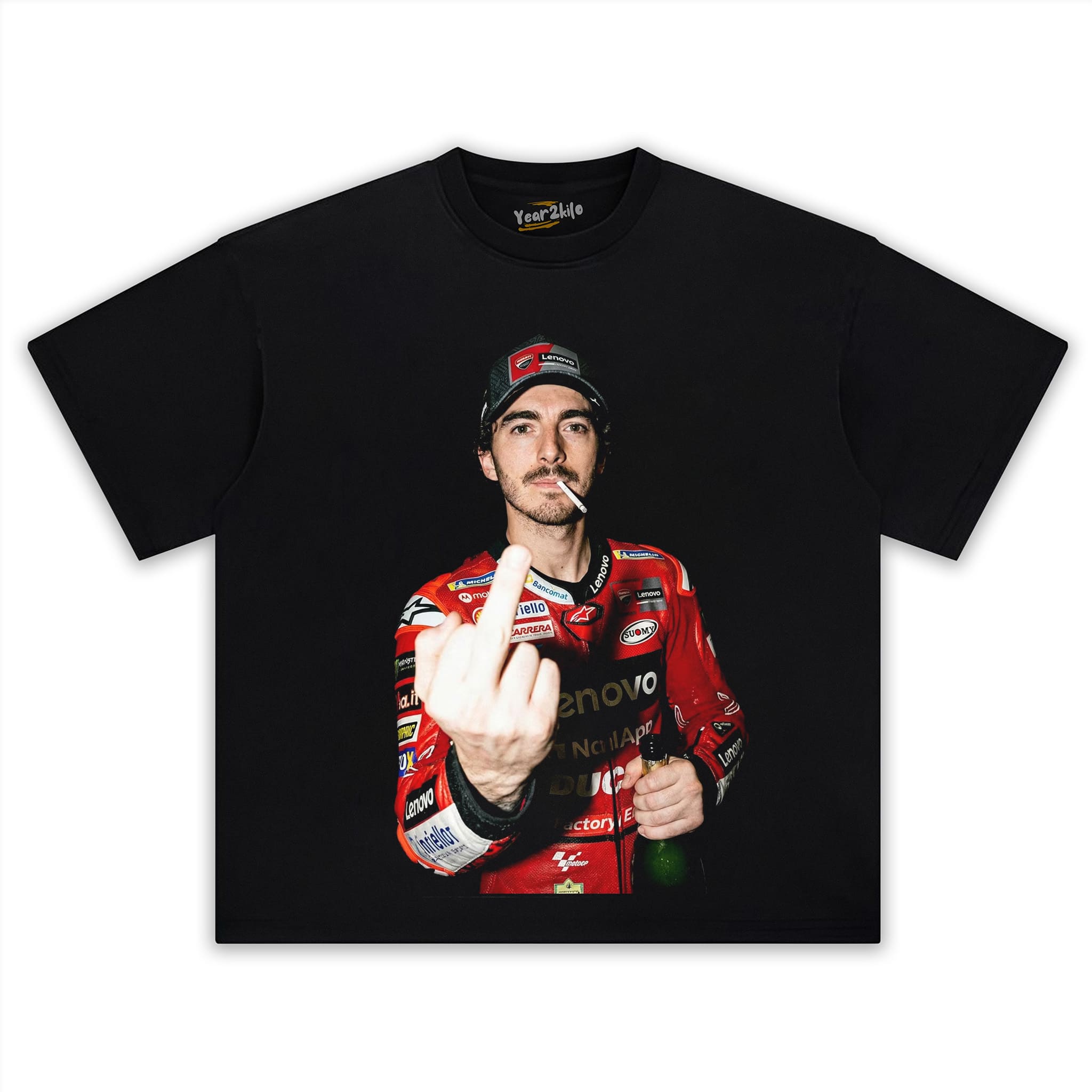 FRANCESCO PECCO BAGNAIA MOTOGP V1 TANK TOP & TEE & LONG SLEEVE & LAYERED LS & HOODIE