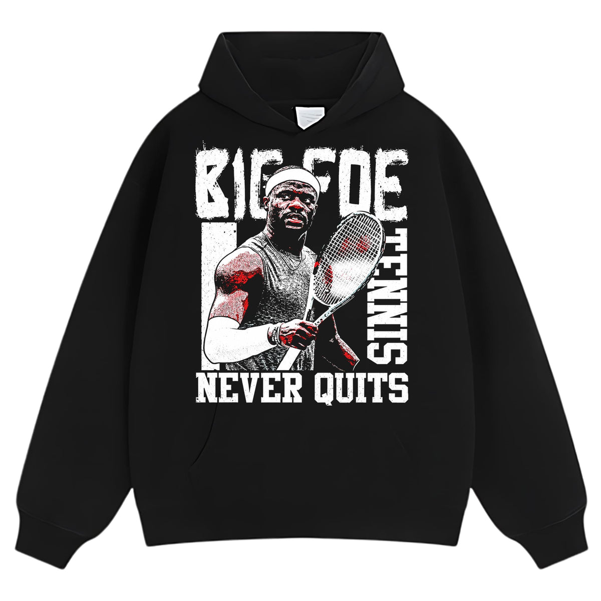 FRANCES TIAFOE - TENNIS NEVER QUITS TANK TOP & TEE & LONG SLEEVE & LAYERED LS & HOODIE
