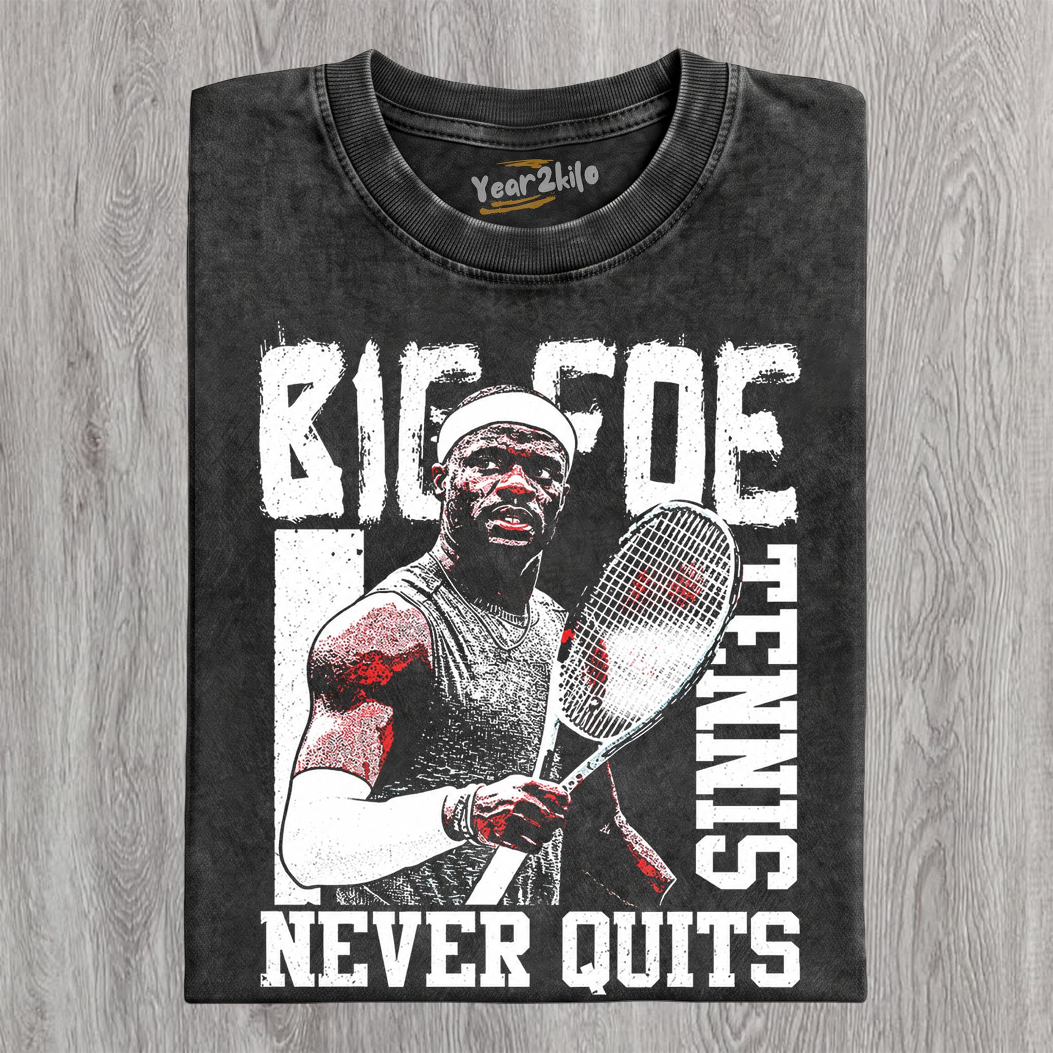 FRANCES TIAFOE - TENNIS NEVER QUITS TANK TOP & TEE & LONG SLEEVE & LAYERED LS & HOODIE