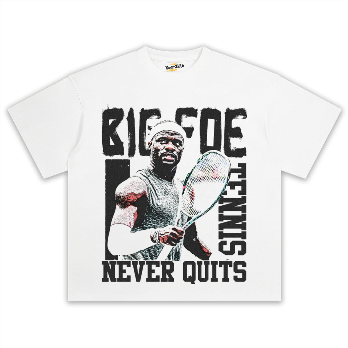 FRANCES TIAFOE - TENNIS NEVER QUITS TANK TOP & TEE & LONG SLEEVE & LAYERED LS & HOODIE