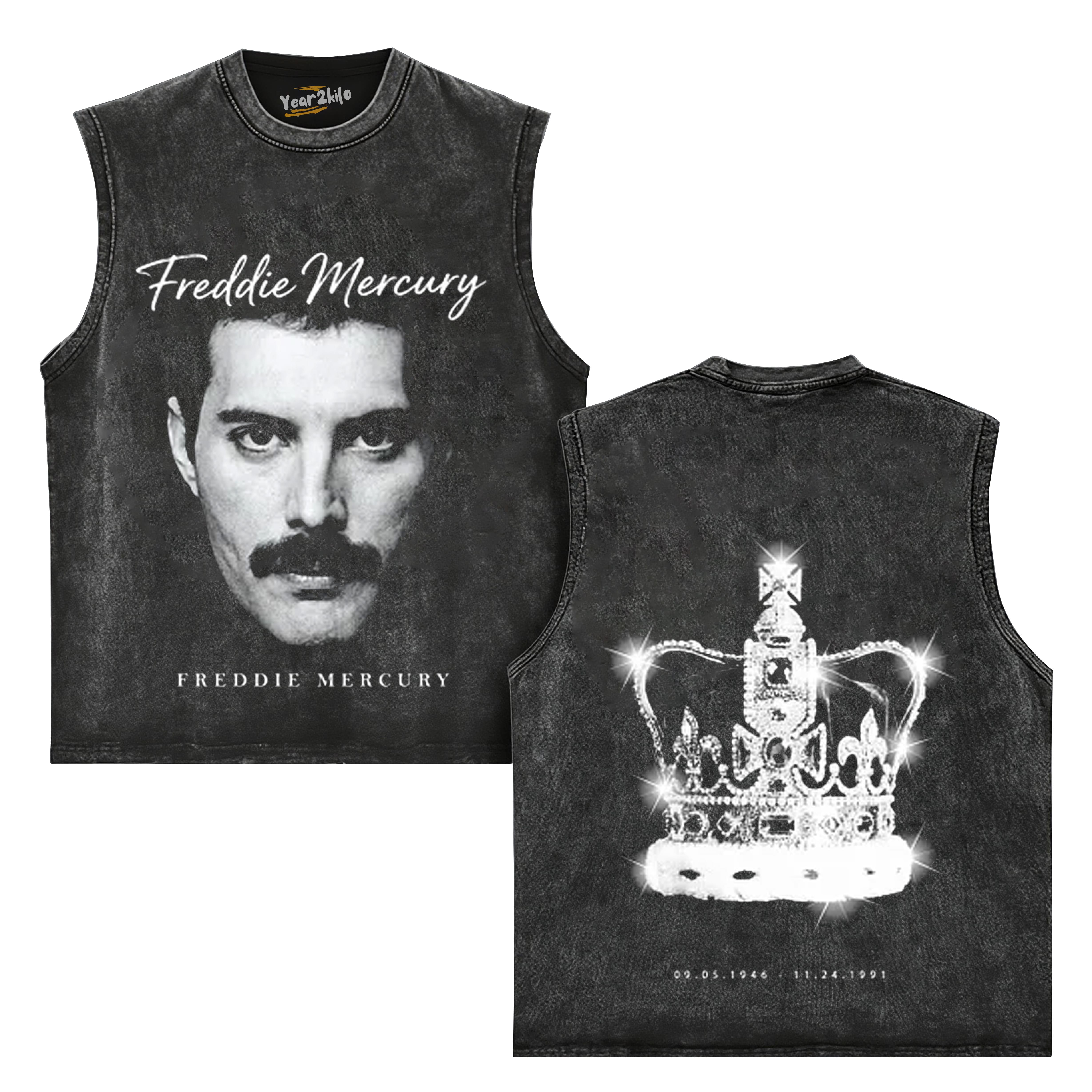 FREDDIE MERCURY V2 TANK TOP & TEE & LONG SLEEVE & LAYERED LS & HOODIE