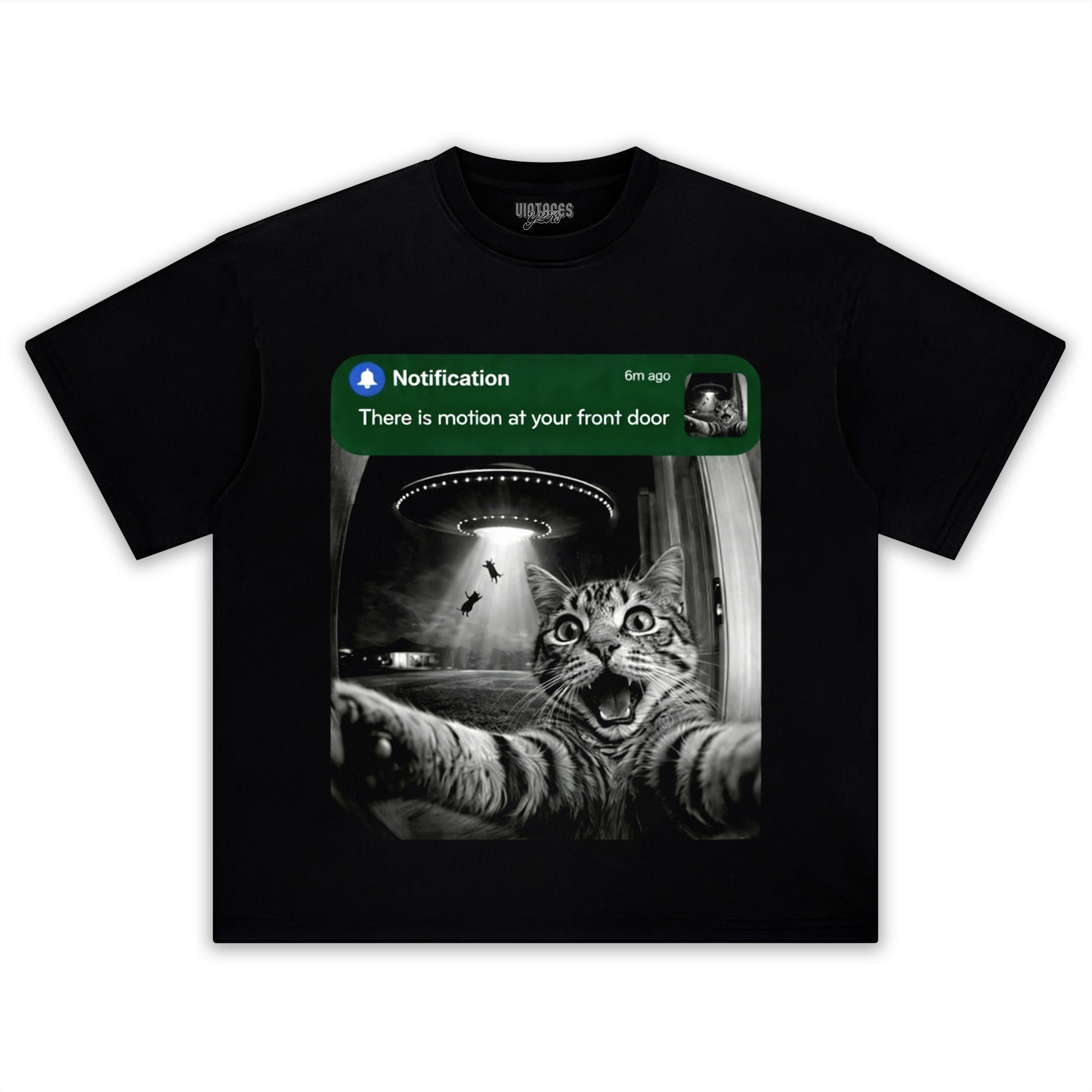 FRONT DOOR RACCOON CAT SURPRISE VISITOR TEE & LS & HOODIE