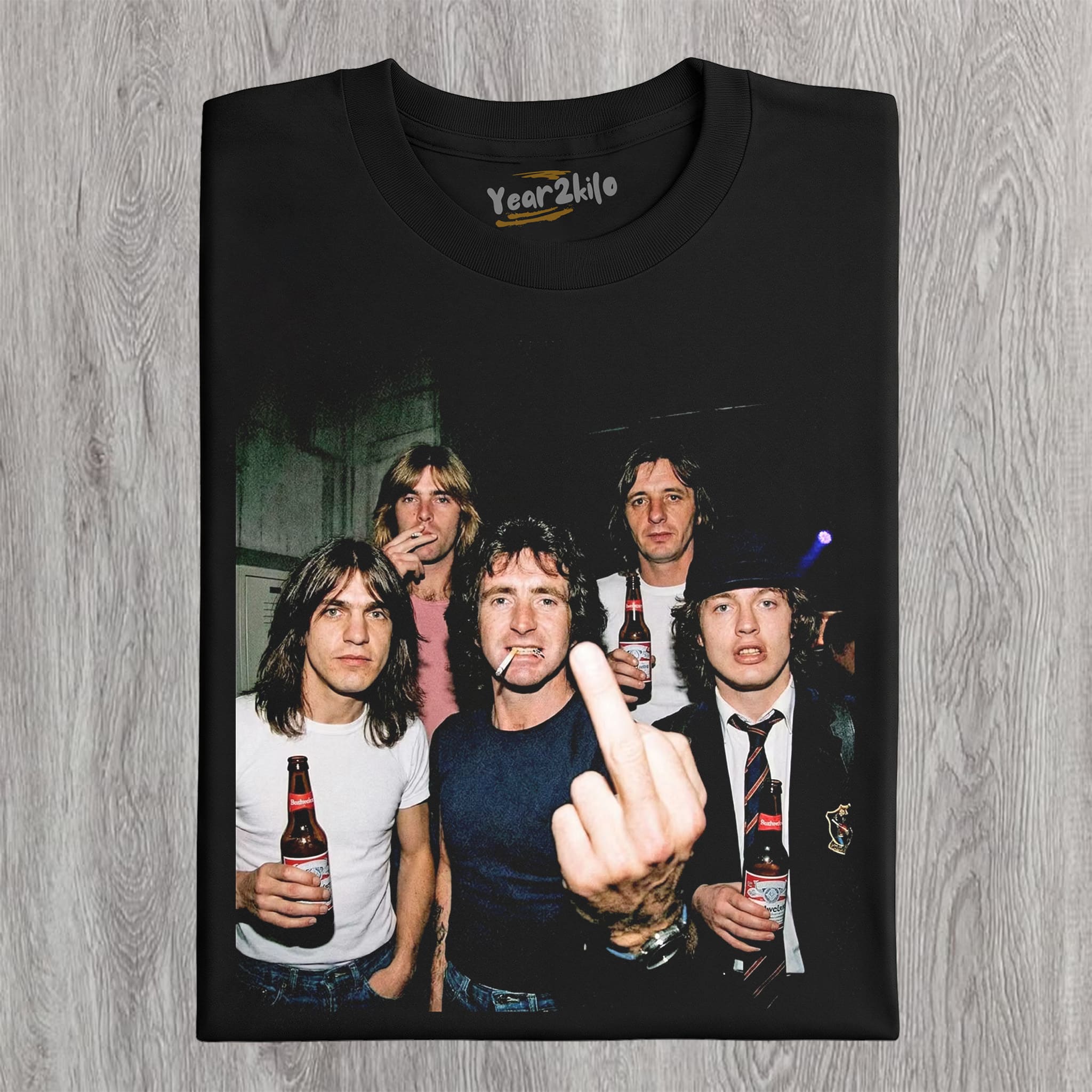 FUNNY ACDC V2 VINTAGE TANK TOP & TEE & LONG SLEEVE & LAYERED LS & HOODIE