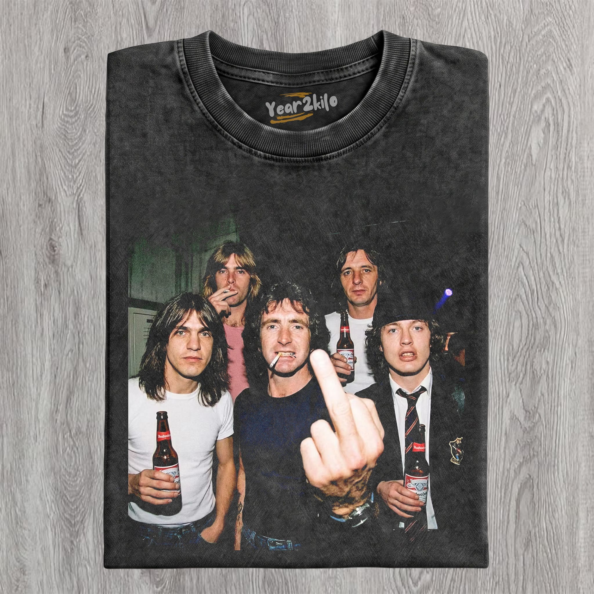 FUNNY ACDC V2 VINTAGE TANK TOP & TEE & LONG SLEEVE & LAYERED LS & HOODIE