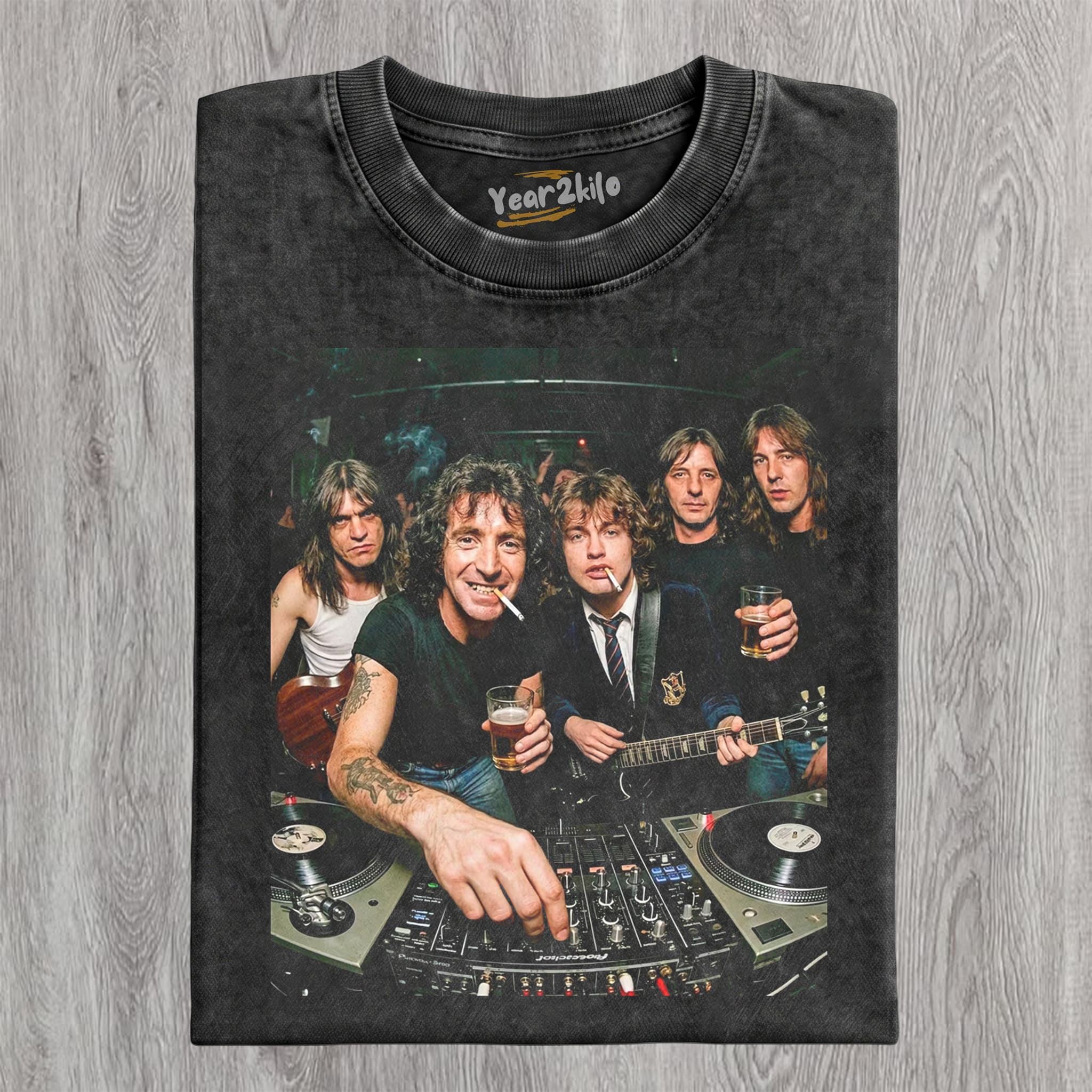 FUNNY ACDC VINTAGE TANK TOP & TEE & LONG SLEEVE & LAYERED LS & HOODIE