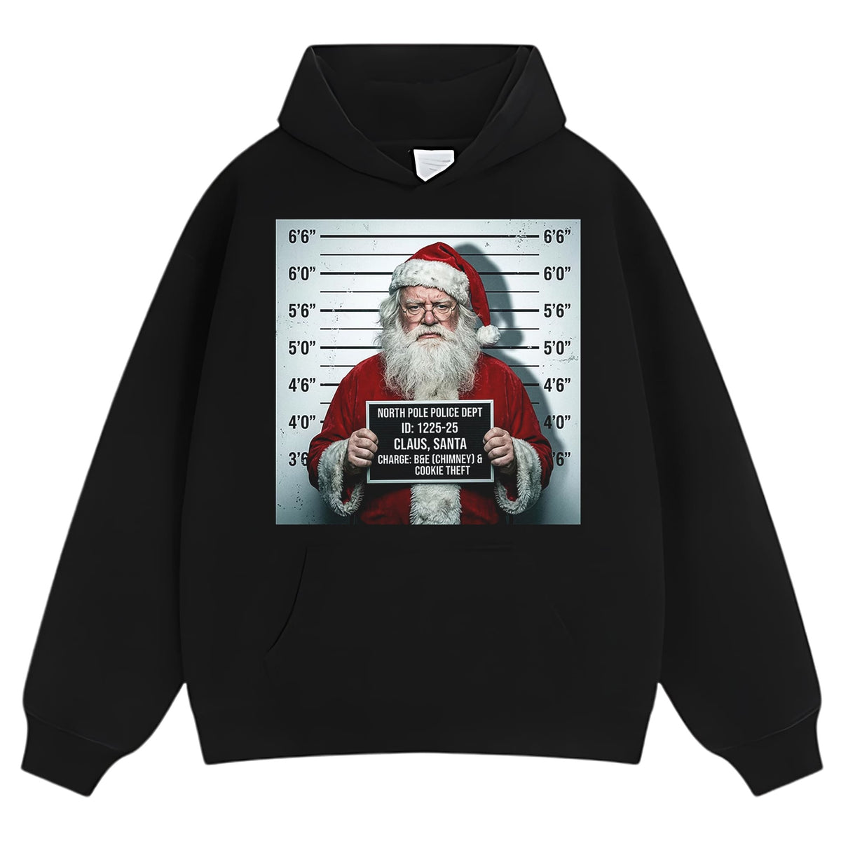 FUNNY CHRISTMAS ARRESTED SANTA TANK TOP & TEE & LONG SLEEVE & LAYERED LS & HOODIE