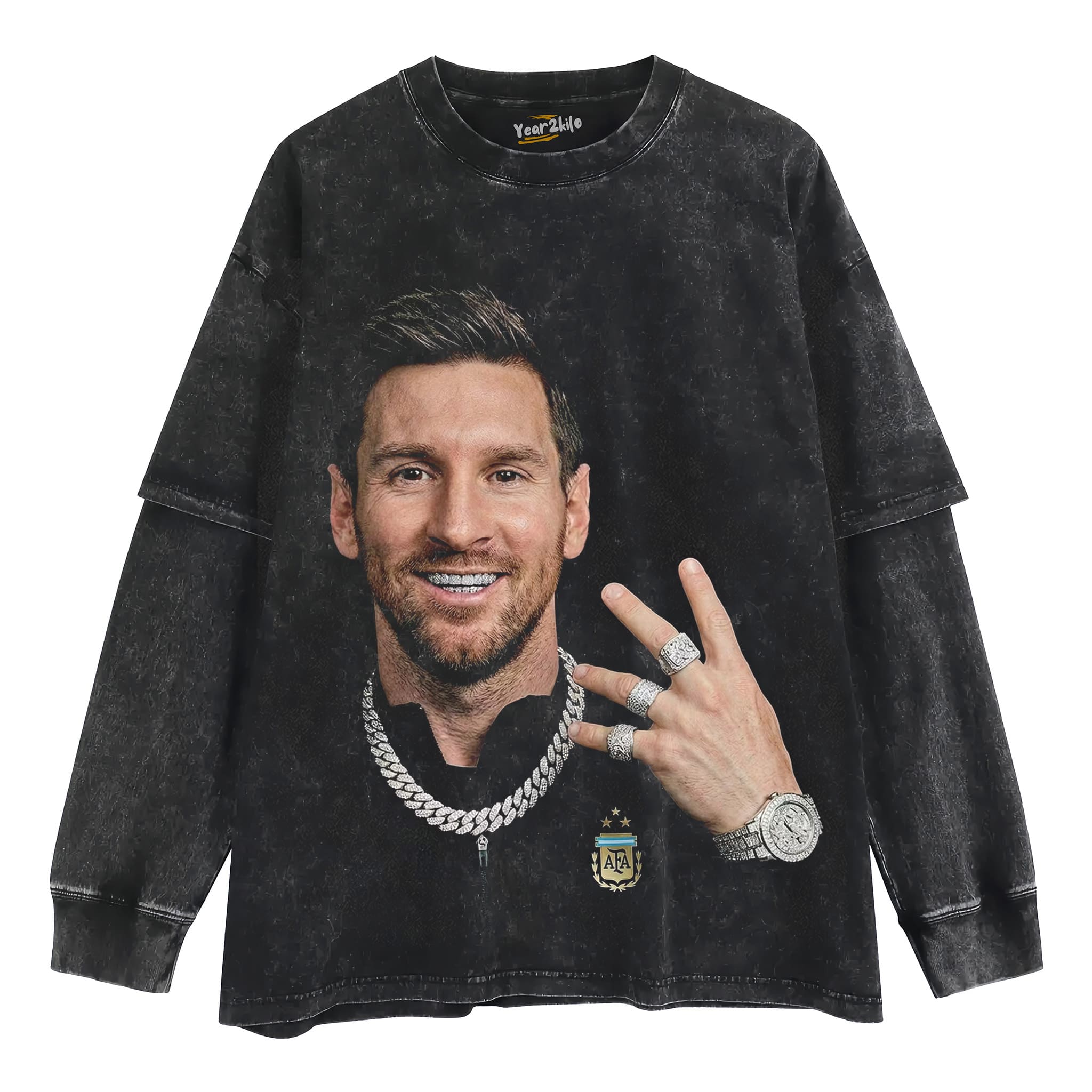 FUNNY MESSI V1 TANK TOP & TEE & LONG SLEEVE & LAYERED LS & HOODIE