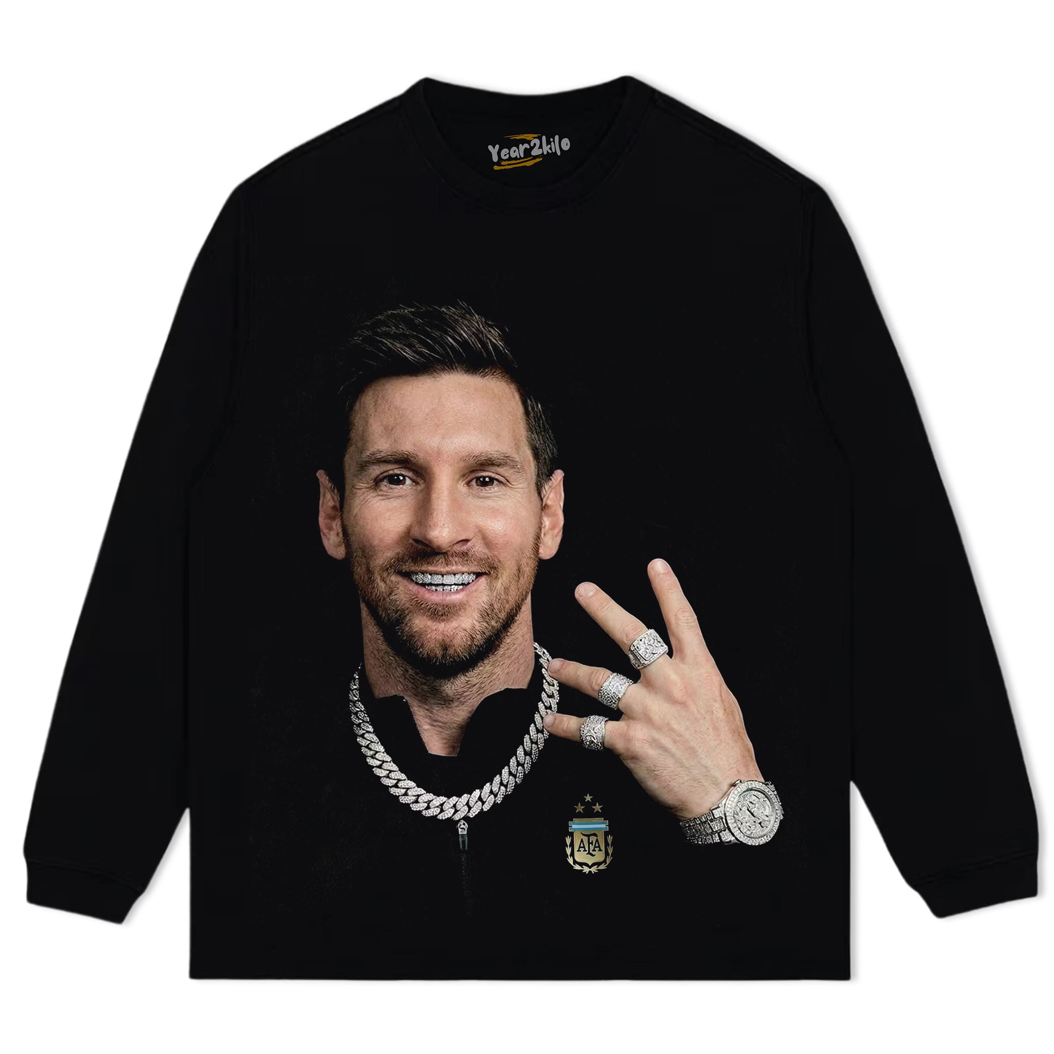 FUNNY MESSI V1 TANK TOP & TEE & LONG SLEEVE & LAYERED LS & HOODIE