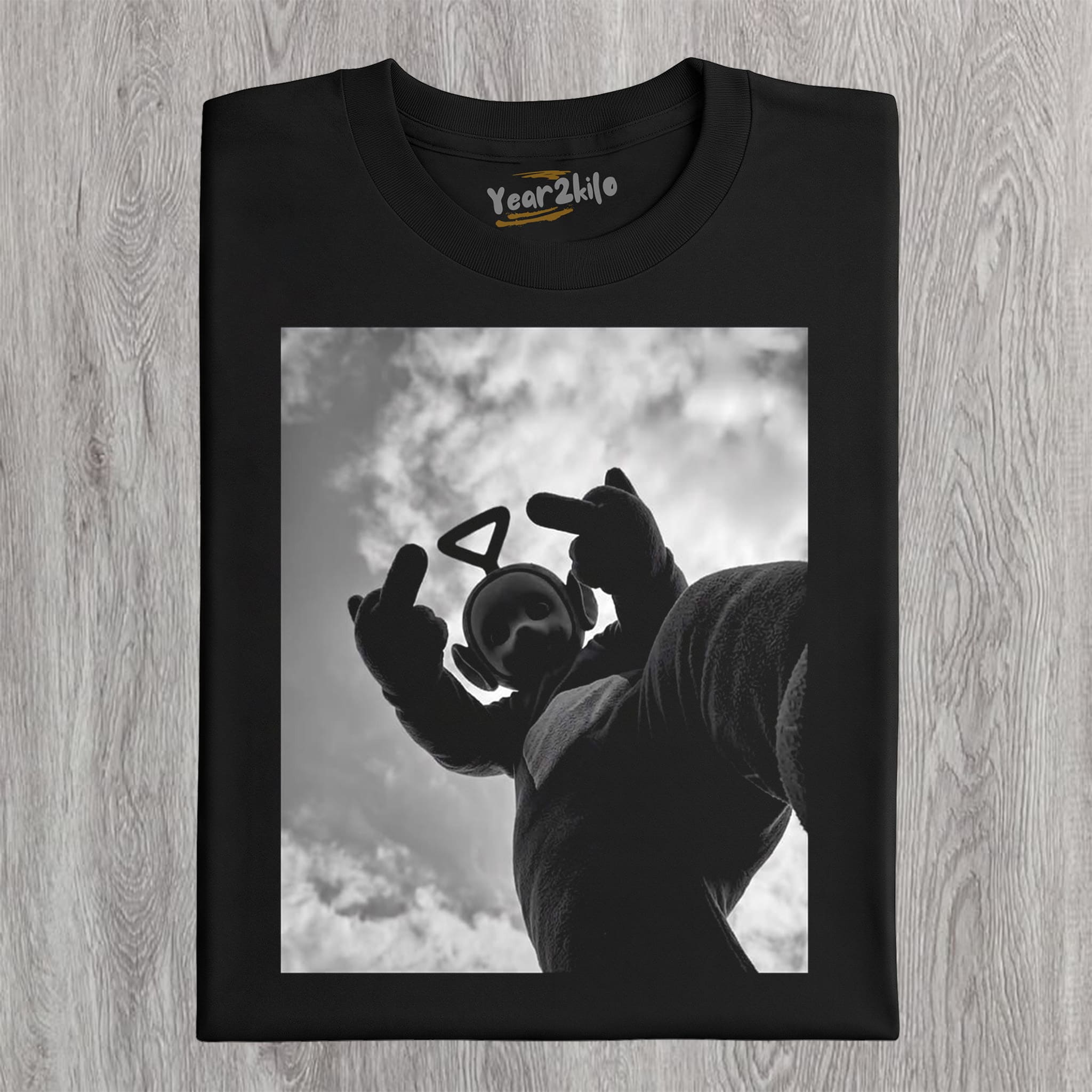 FUNNY TELETUBBIES MIDDLE FINGER TANK TOP & TEE & LONG SLEEVE & LAYERED LS & HOODIE