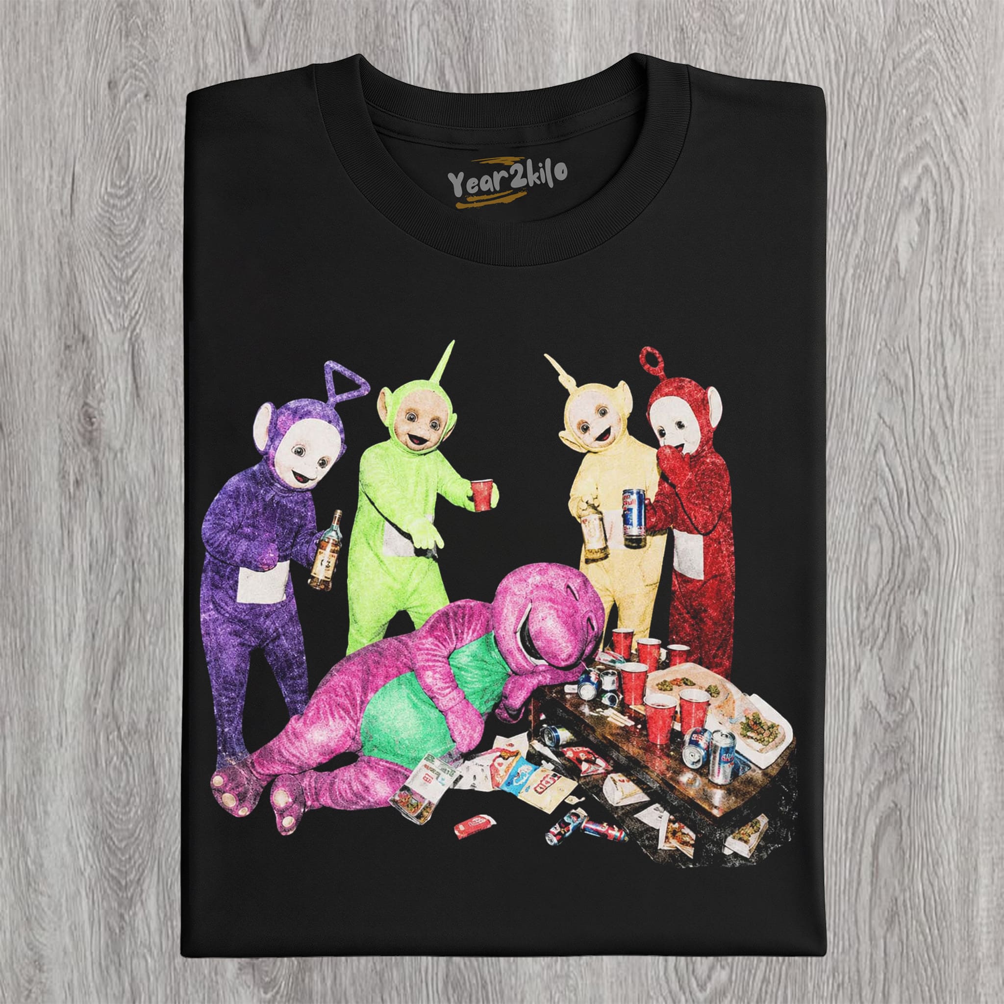 FUNNY TELETUBBIES V6 TANK TOP & TEE & LONG SLEEVE & LAYERED LS & HOODIE