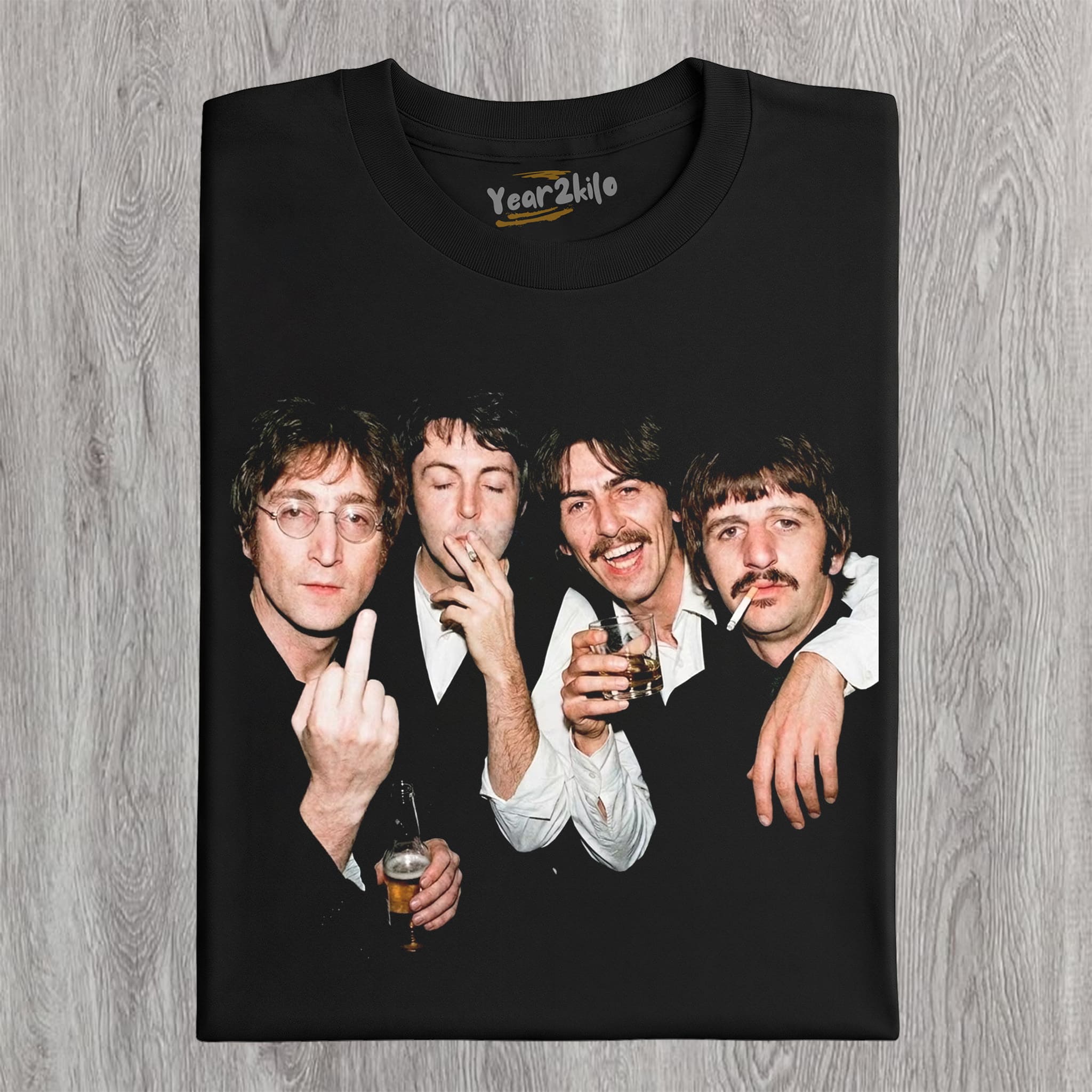 FUNNY THE BEATLES VINTAGE TANK TOP & TEE & LONG SLEEVE & LAYERED LS & HOODIE