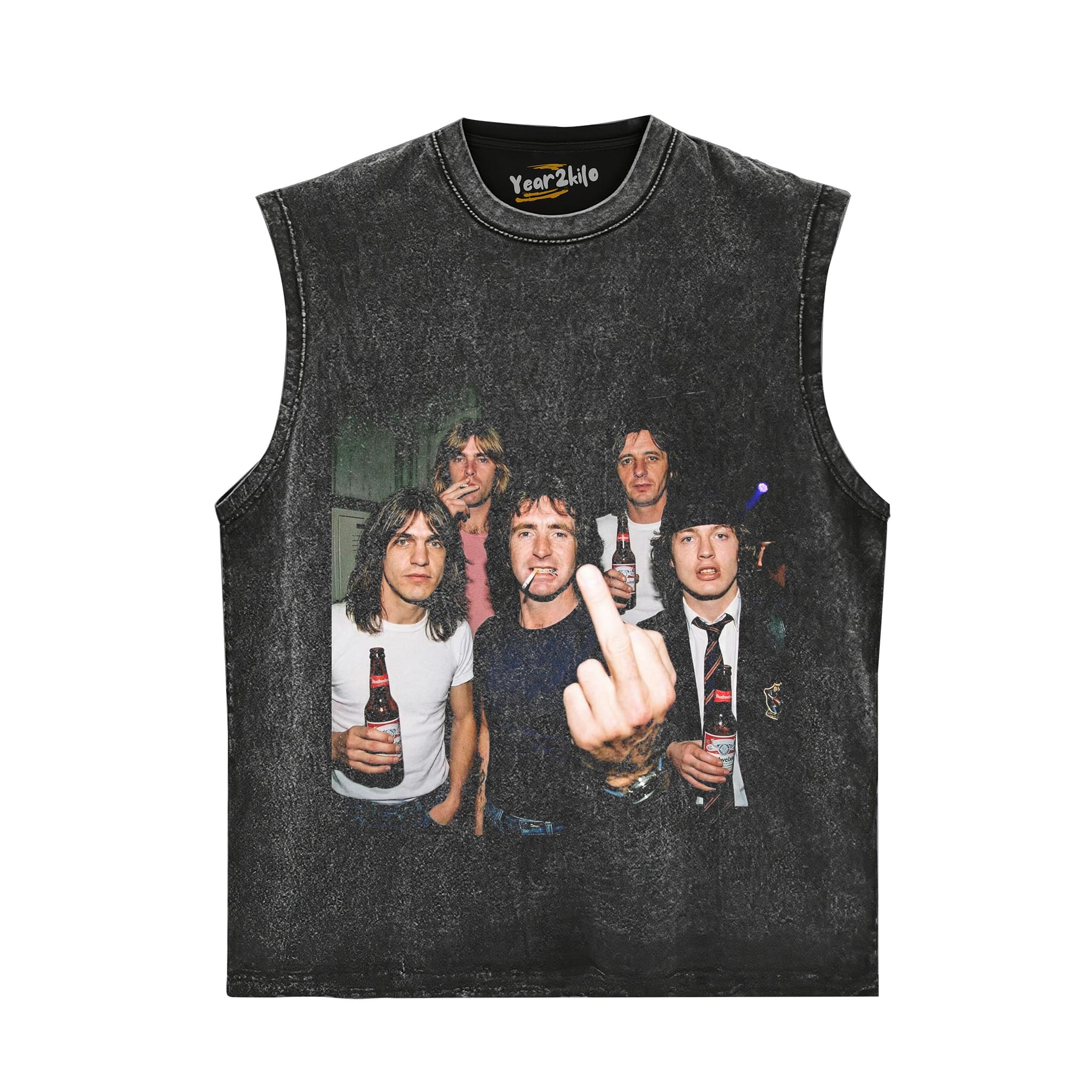 FUNNY ACDC V2 VINTAGE TANK TOP & TEE & LONG SLEEVE & LAYERED LS & HOODIE