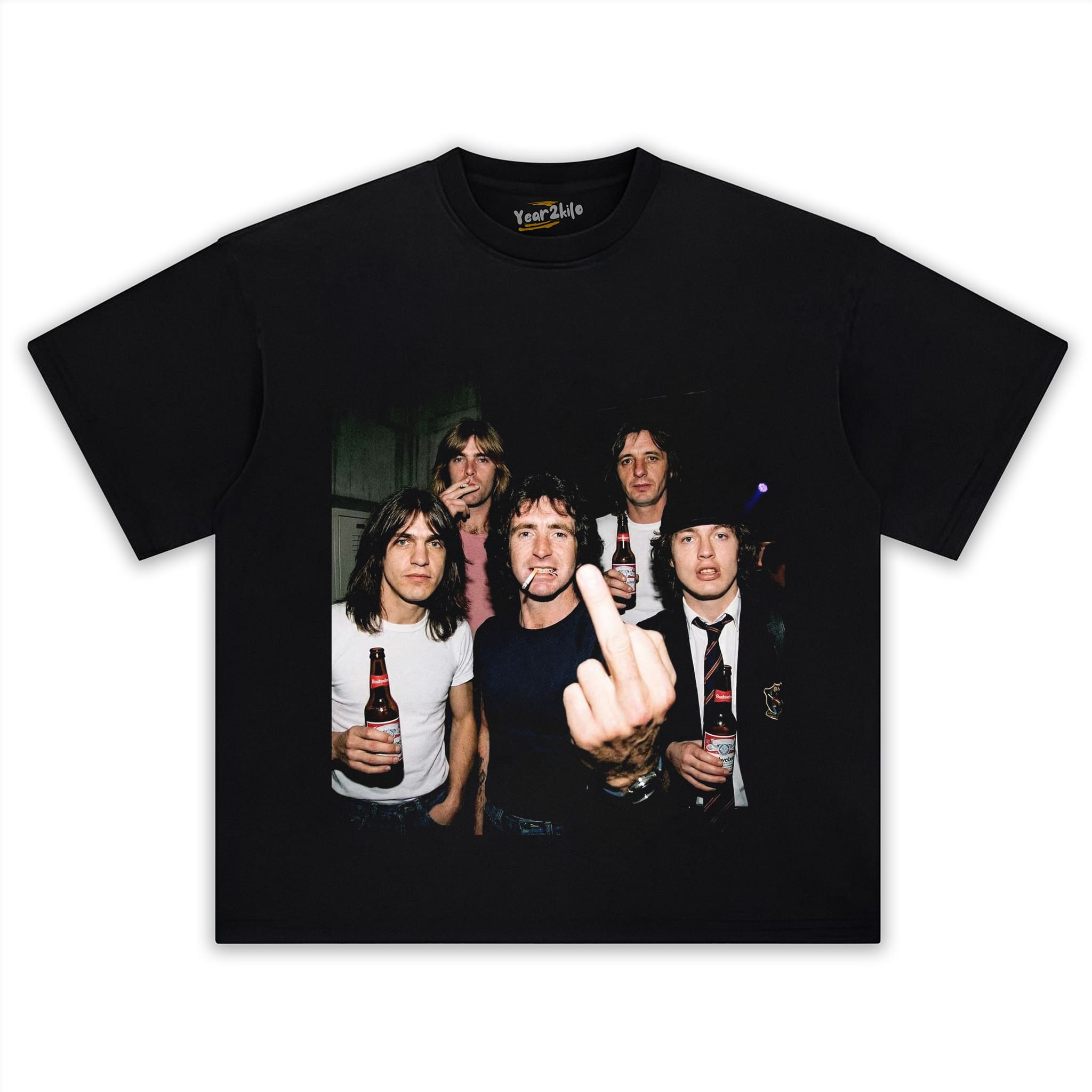 FUNNY ACDC V2 VINTAGE TANK TOP & TEE & LONG SLEEVE & LAYERED LS & HOODIE