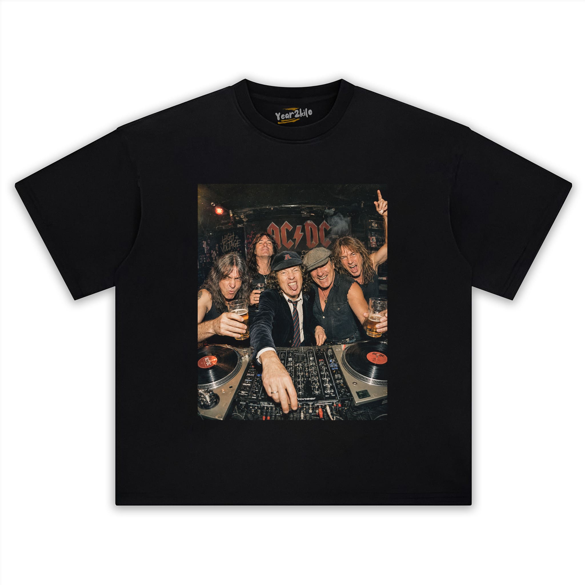 FUNNY AC/DC V3 VINTAGE TANK TOP & TEE & LONG SLEEVE & LAYERED LS & HOODIE