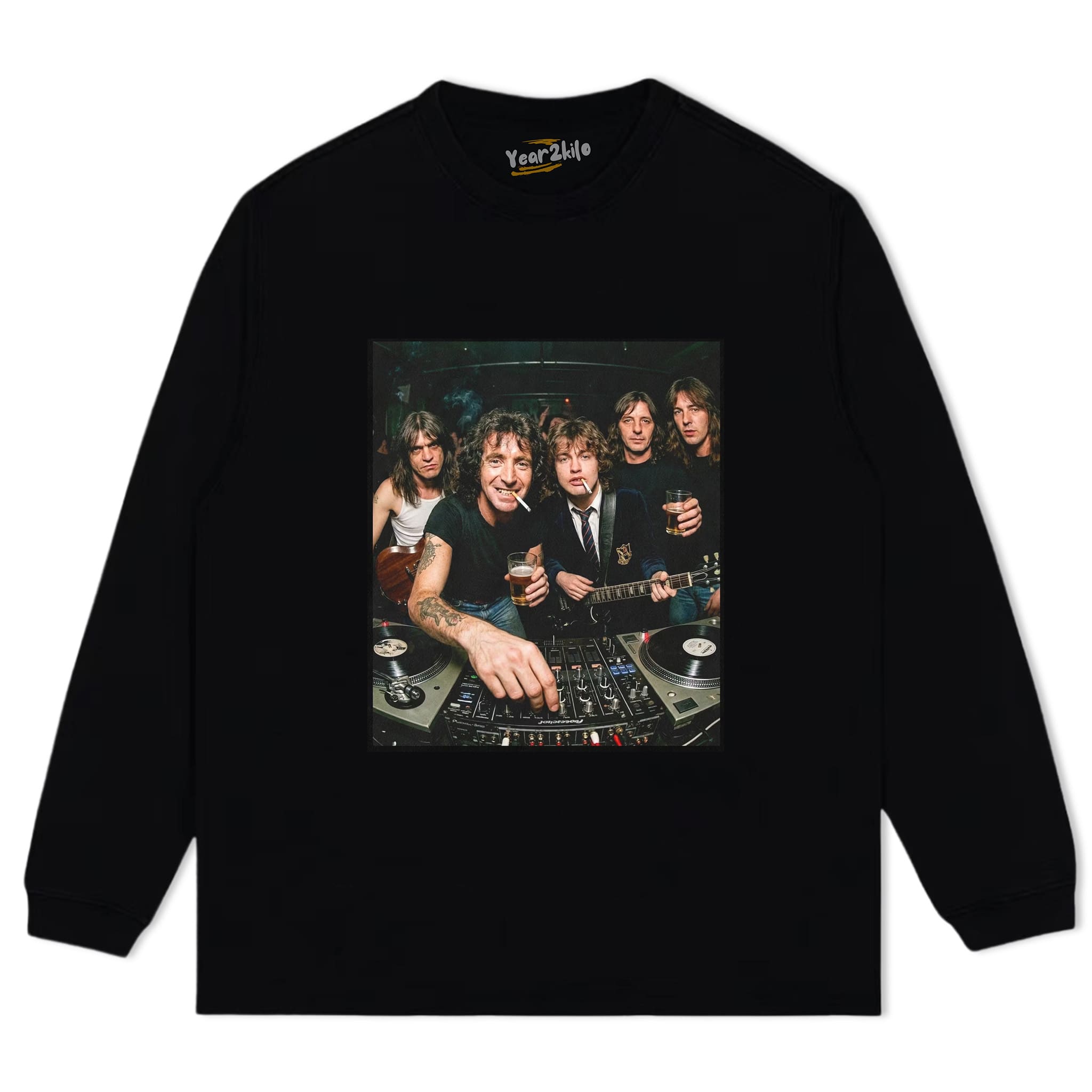 FUNNY ACDC VINTAGE TANK TOP & TEE & LONG SLEEVE & LAYERED LS & HOODIE