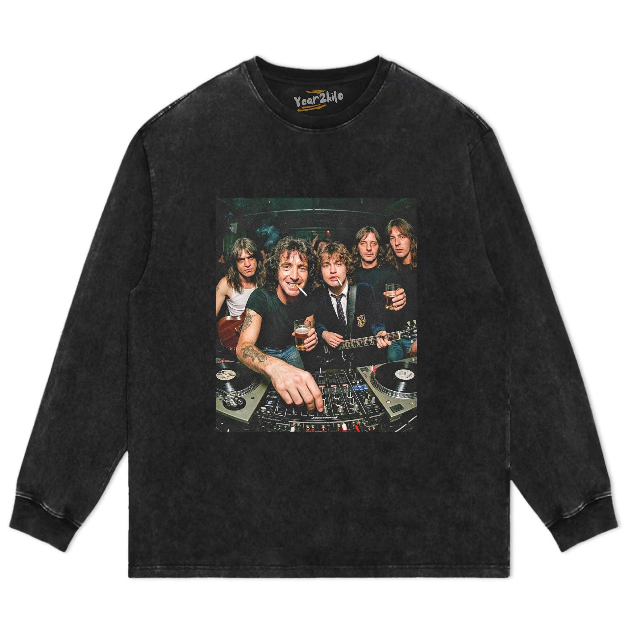 FUNNY ACDC VINTAGE TANK TOP & TEE & LONG SLEEVE & LAYERED LS & HOODIE