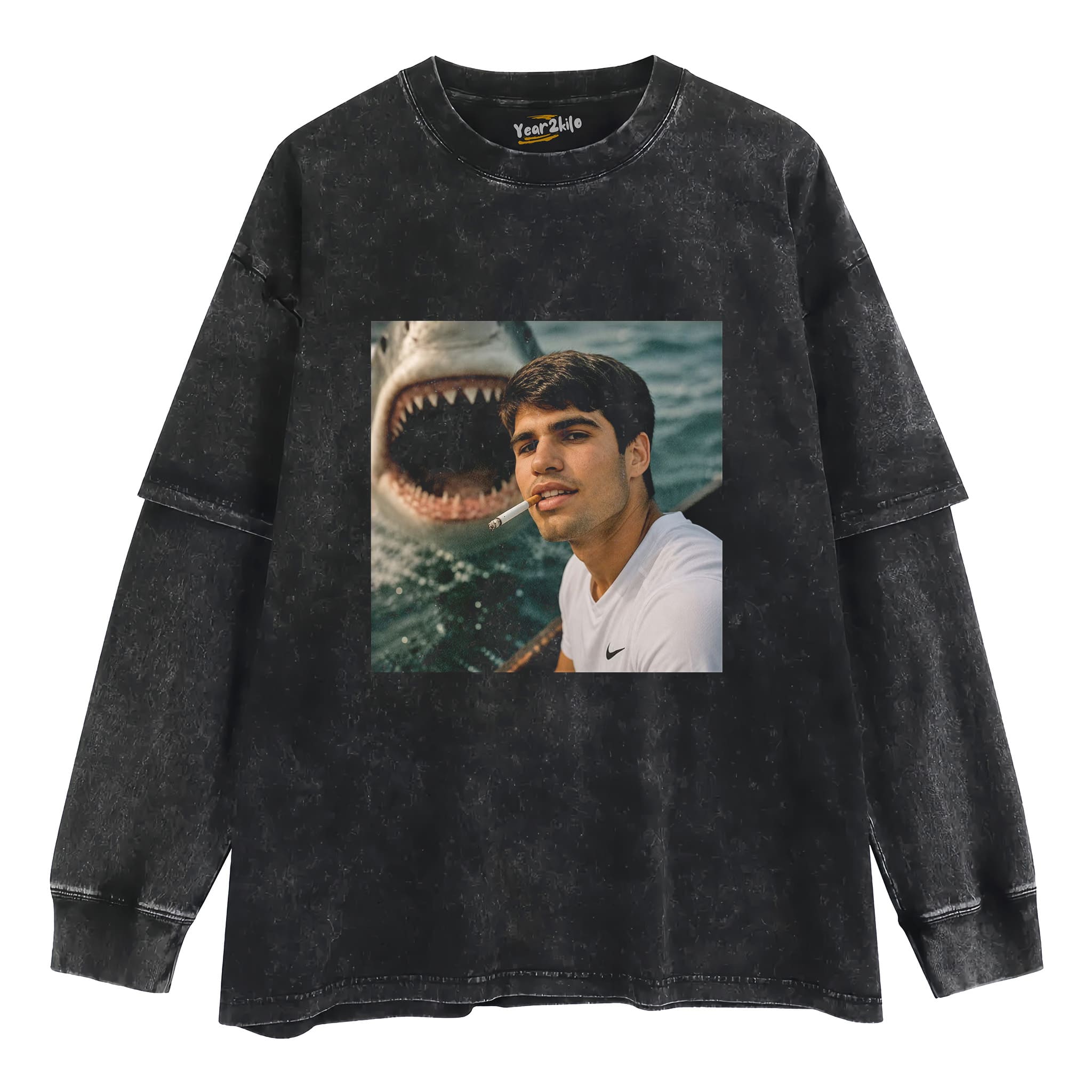 FUNNY CARLOS ALCARAZ TANK TOP & TEE & LONG SLEEVE & LAYERED LS & HOODIE