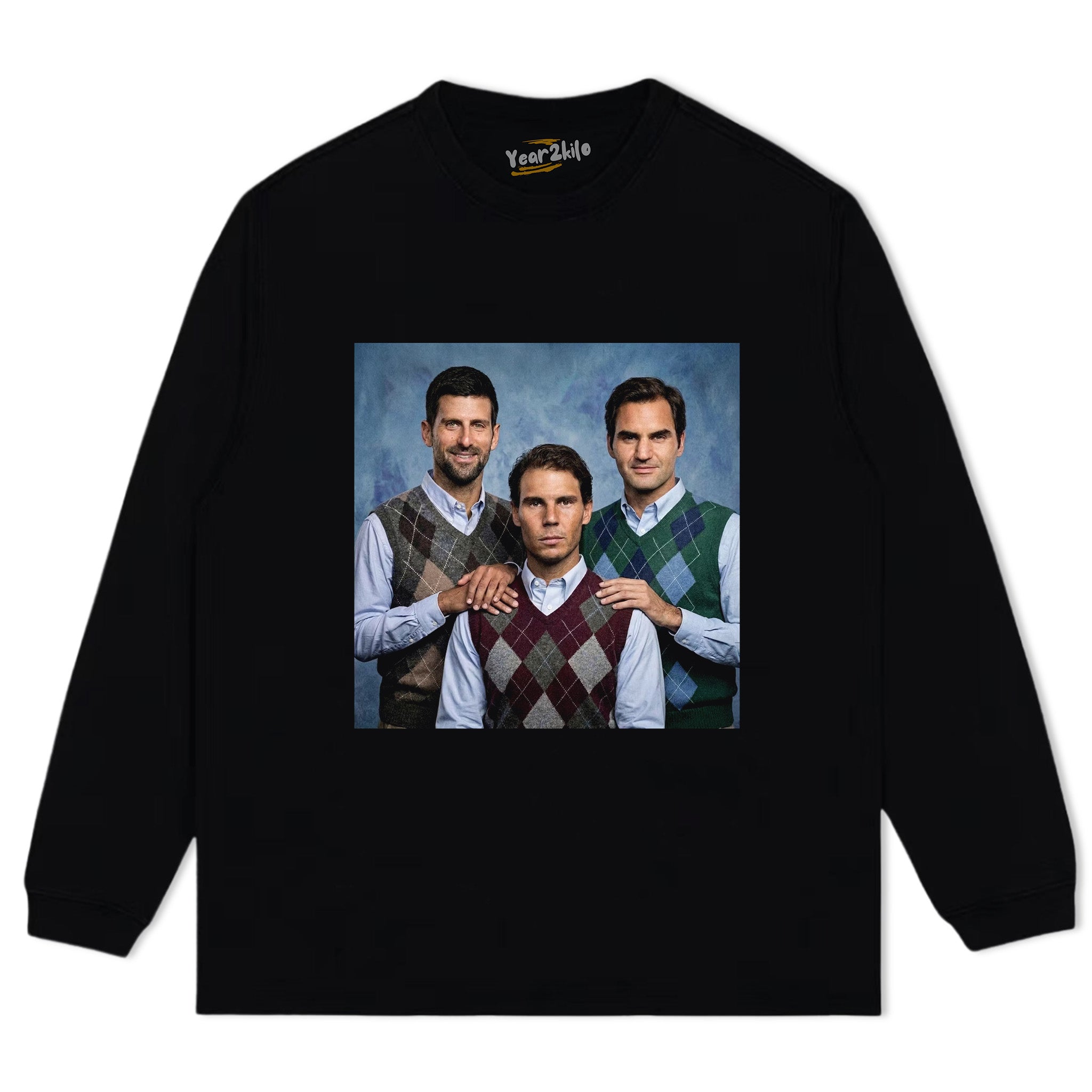 FUNNY DJOKOVIC & NADAL & FEDERER TANK TOP & TEE & LONG SLEEVE & LAYERED LS & HOODIE