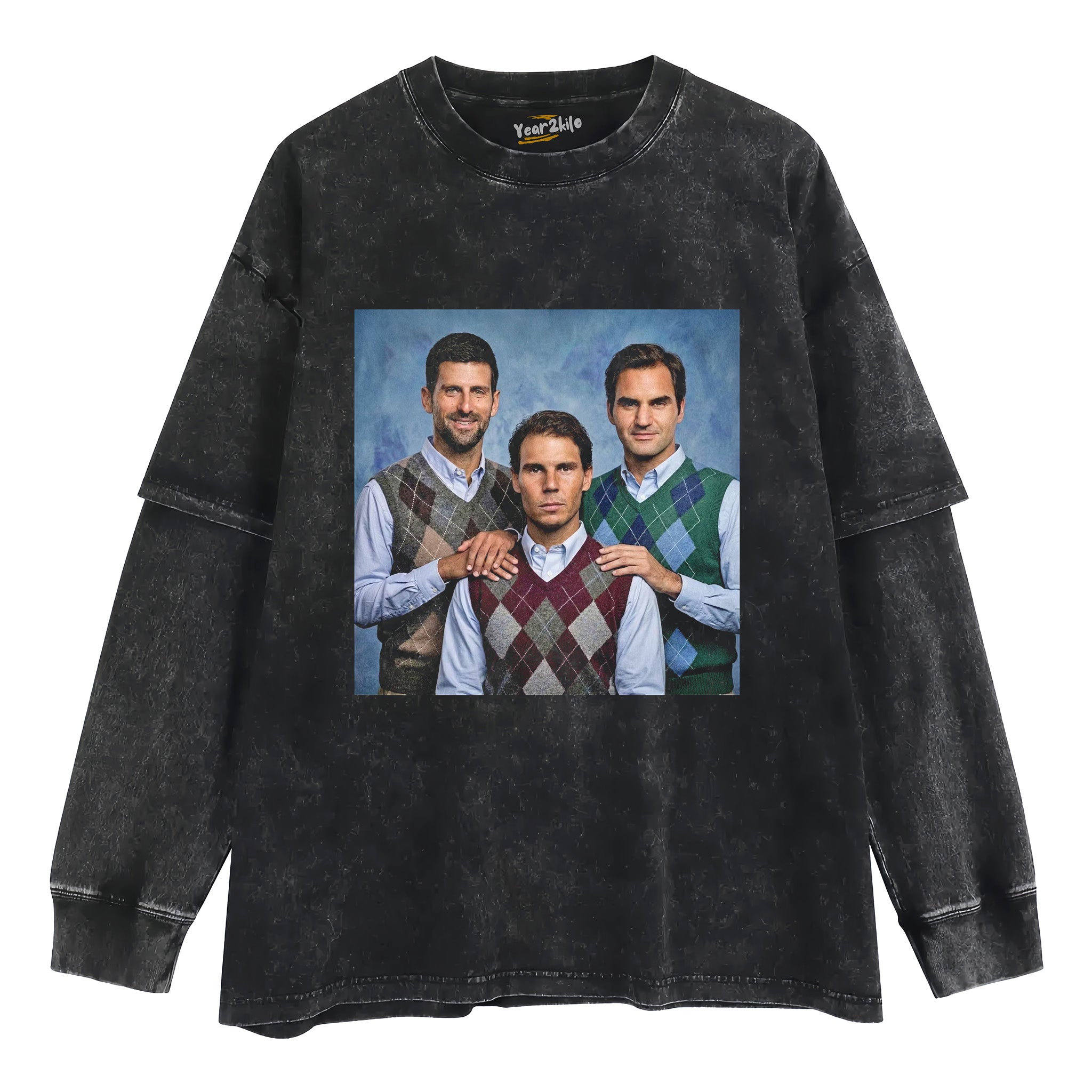 FUNNY DJOKOVIC & NADAL & FEDERER TANK TOP & TEE & LONG SLEEVE & LAYERED LS & HOODIE