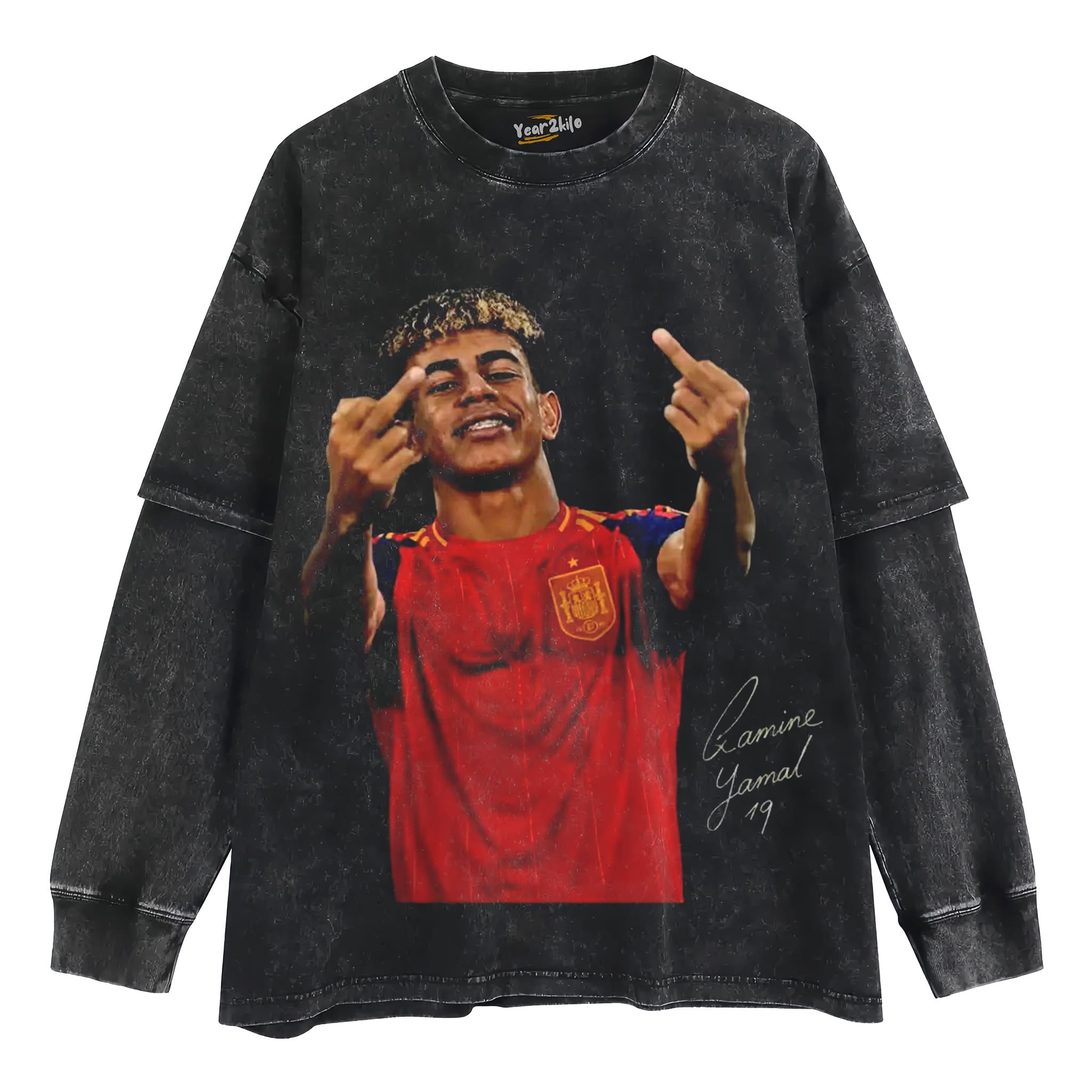 FUNNY LAMINE YAMAL SPAIN 2026 TANK TOP & TEE & LONG SLEEVE & LAYERED LS & HOODIE