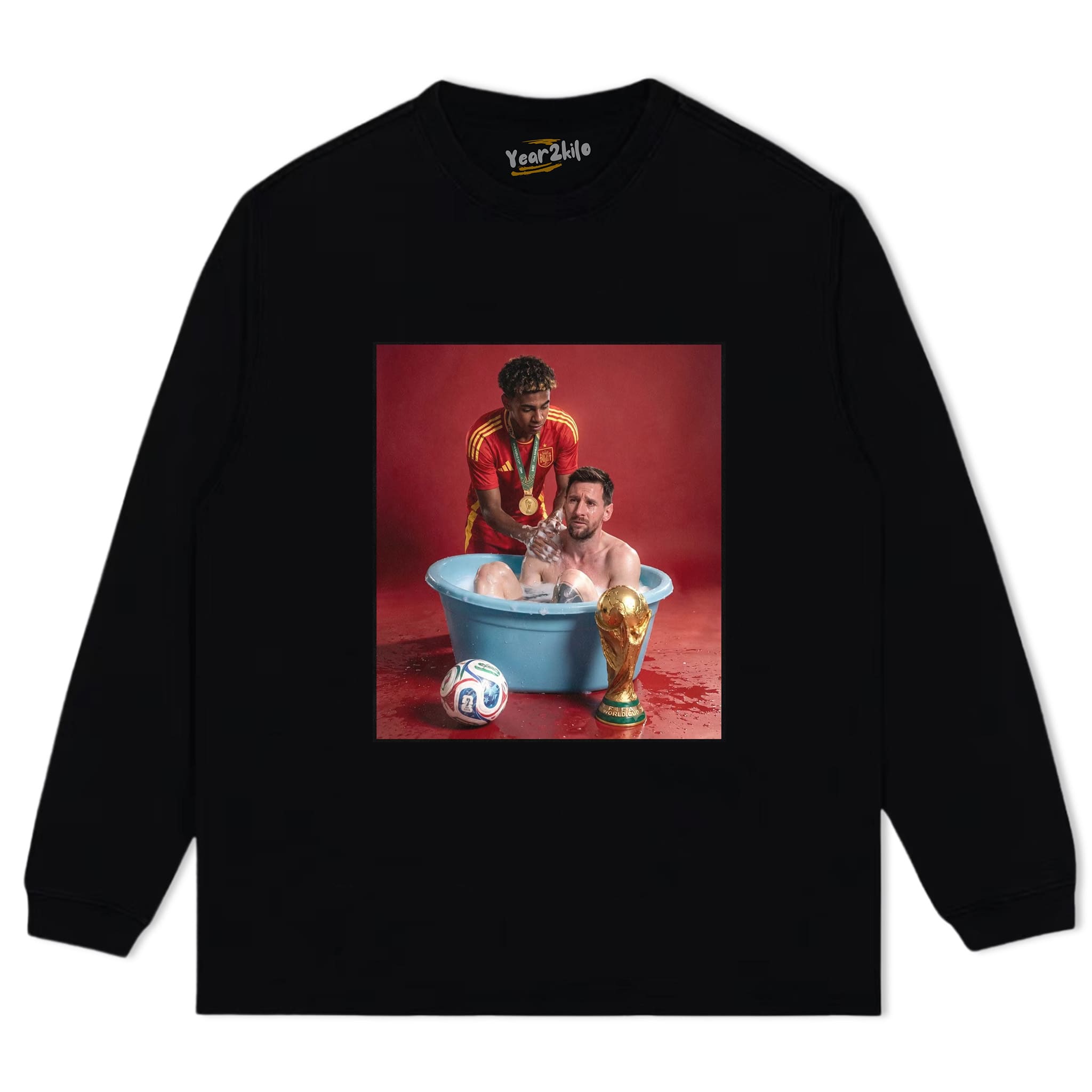 FUNNY MESSI & YAMAL V1 TANK TOP & TEE & LONG SLEEVE & LAYERED LS & HOODIE