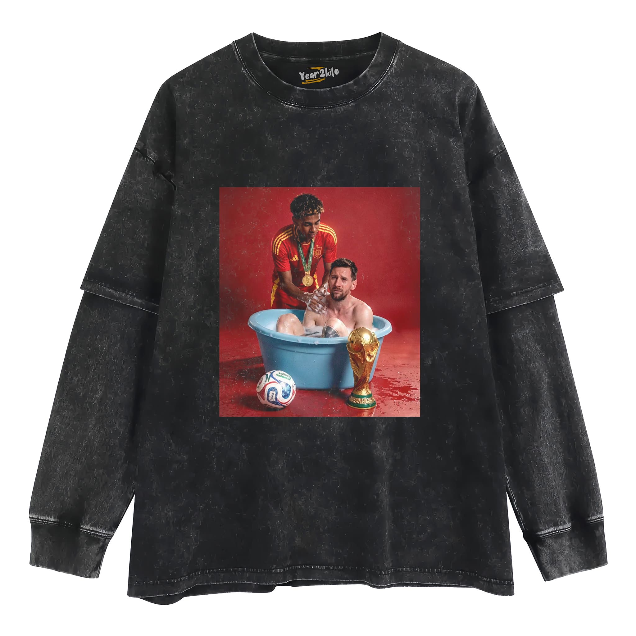 FUNNY MESSI & YAMAL V1 TANK TOP & TEE & LONG SLEEVE & LAYERED LS & HOODIE