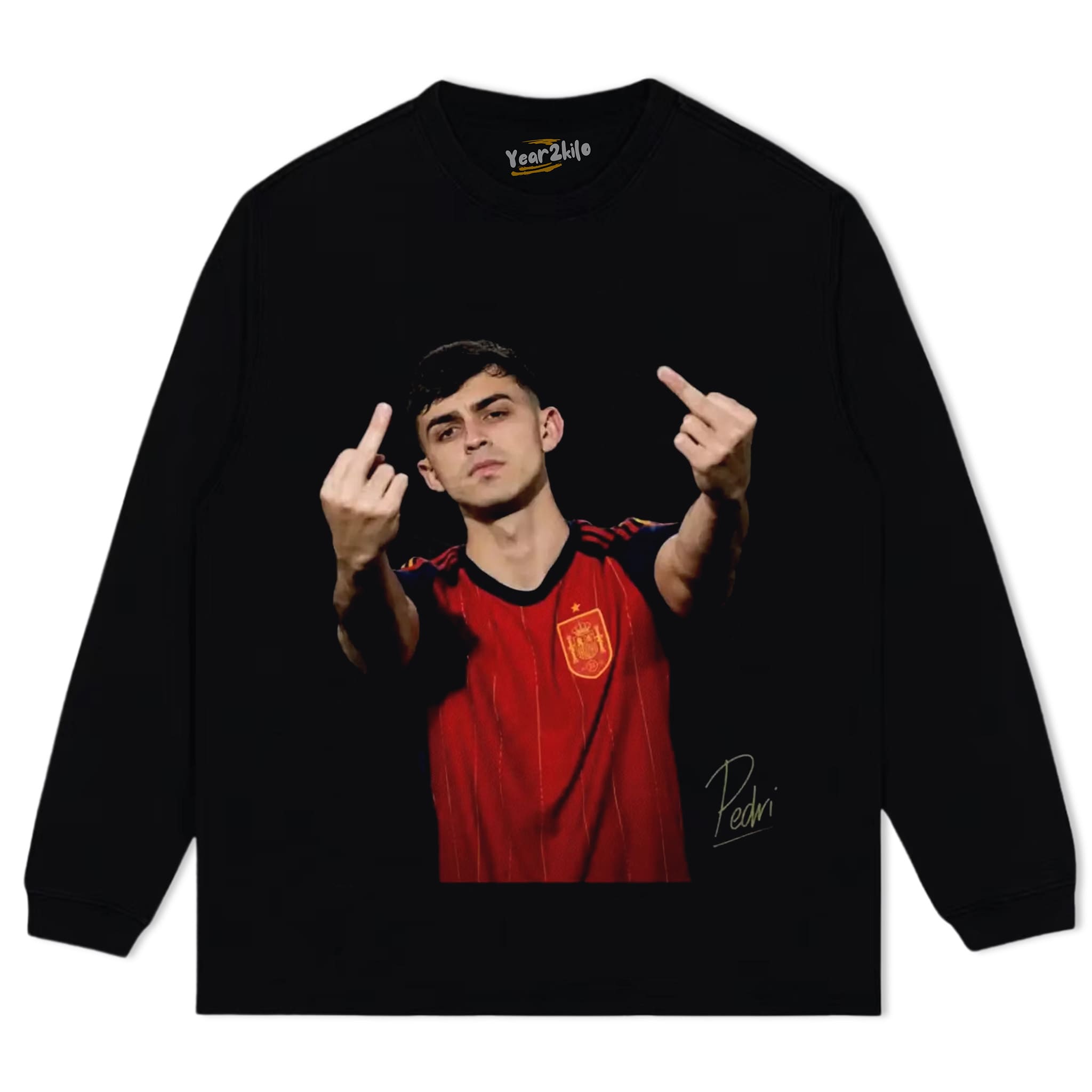 FUNNY SPAIN PEDRI 2026 TANK TOP & TEE & LONG SLEEVE & LAYERED LS & HOODI