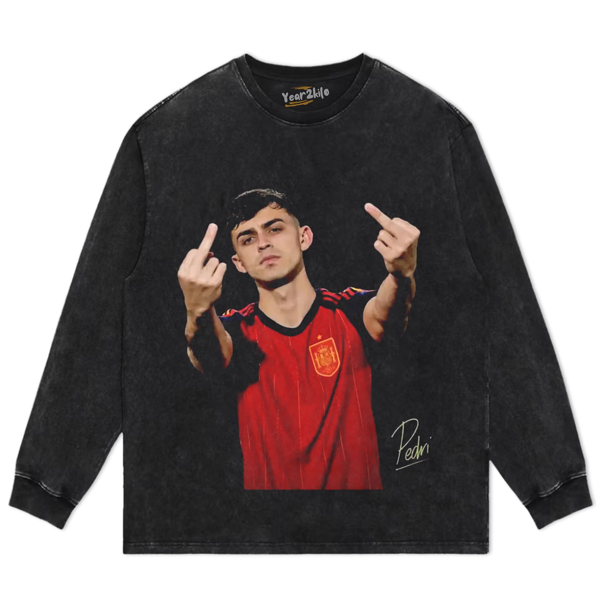 FUNNY SPAIN PEDRI 2026 TANK TOP & TEE & LONG SLEEVE & LAYERED LS & HOODI