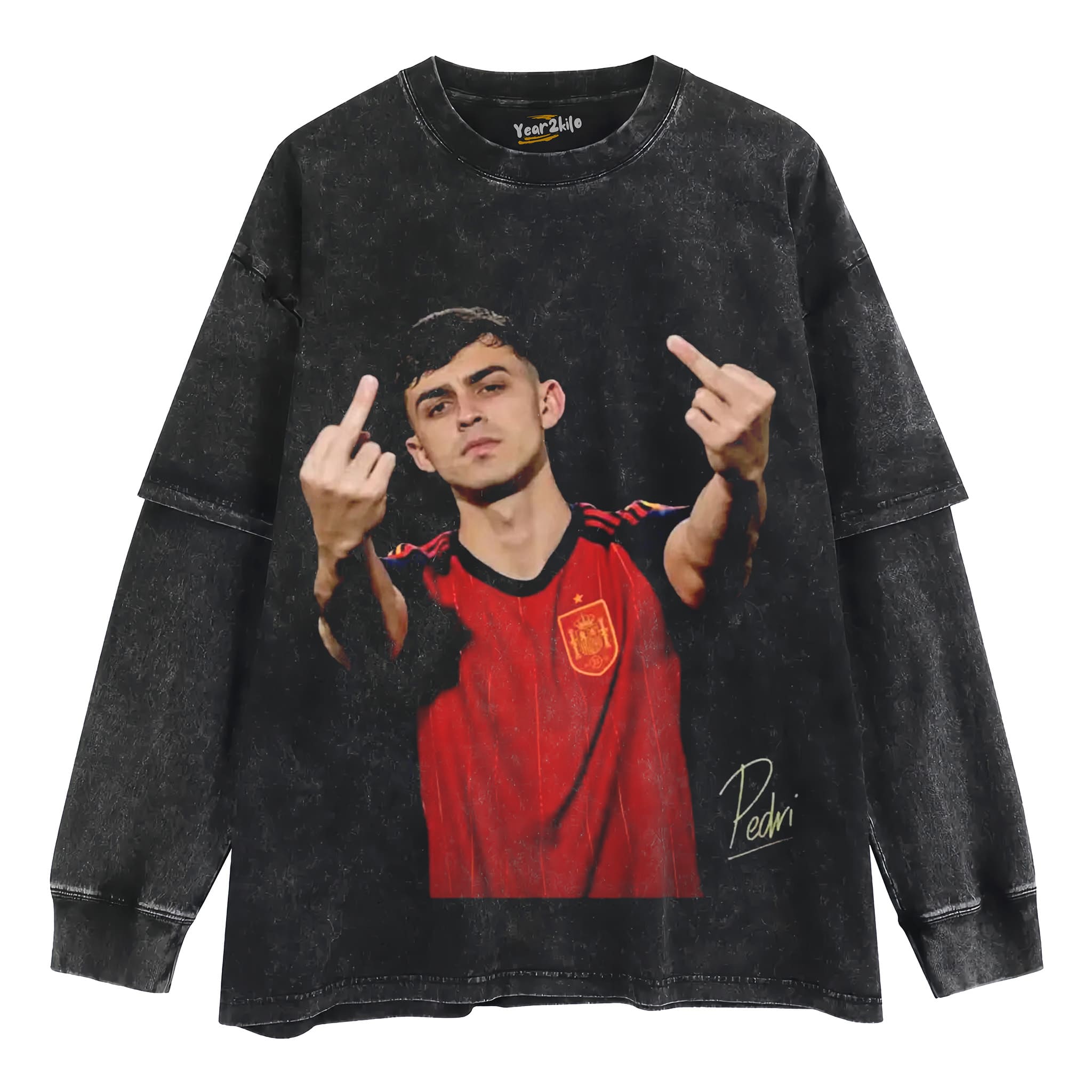 FUNNY SPAIN PEDRI 2026 TANK TOP & TEE & LONG SLEEVE & LAYERED LS & HOODI