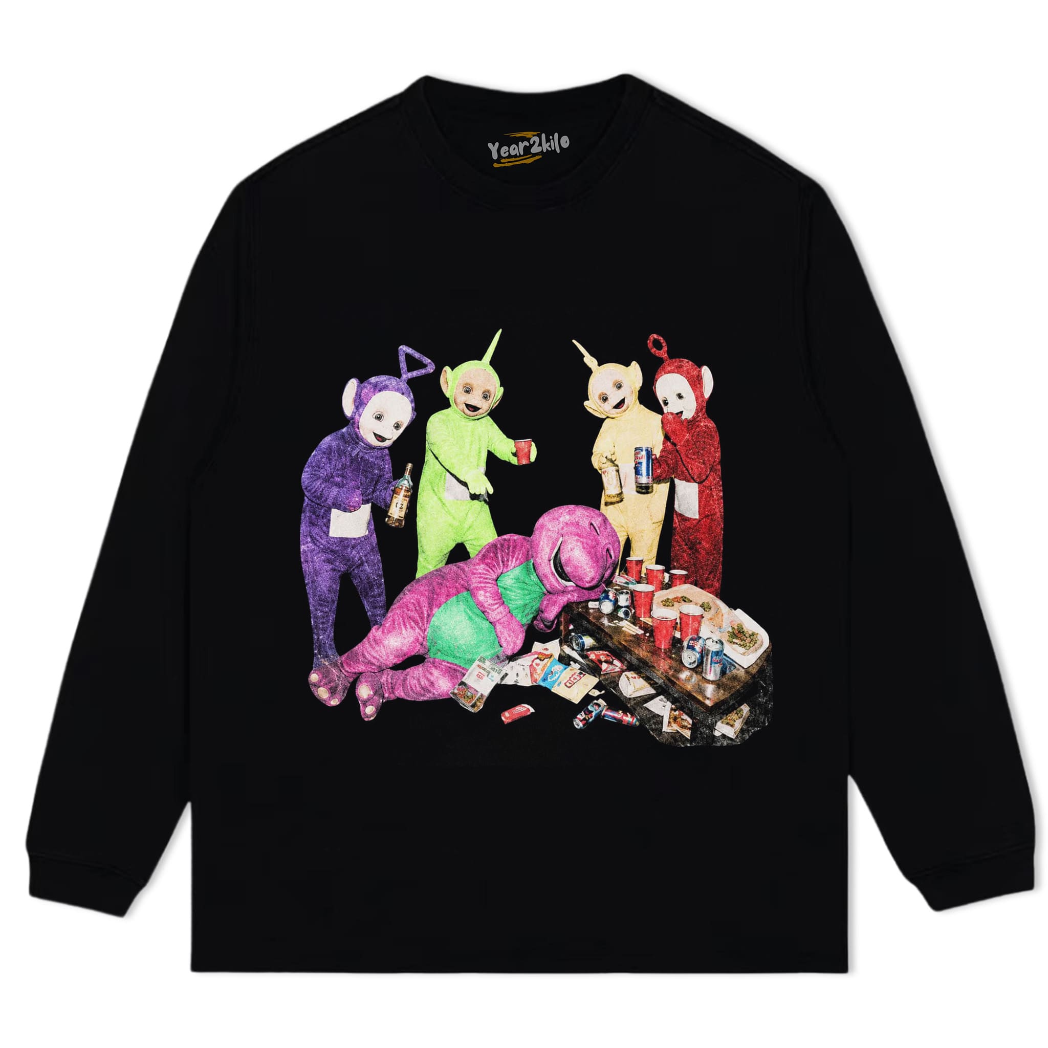 FUNNY TELETUBBIES V6 TANK TOP & TEE & LONG SLEEVE & LAYERED LS & HOODIE