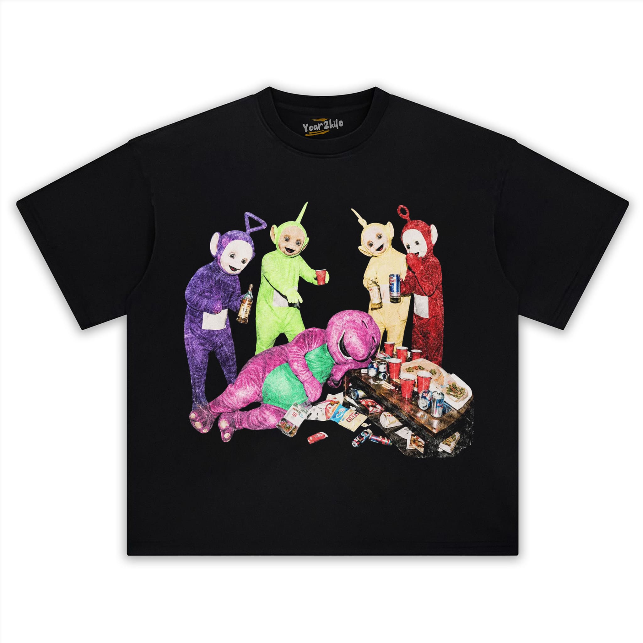 FUNNY TELETUBBIES V6 TANK TOP & TEE & LONG SLEEVE & LAYERED LS & HOODIE