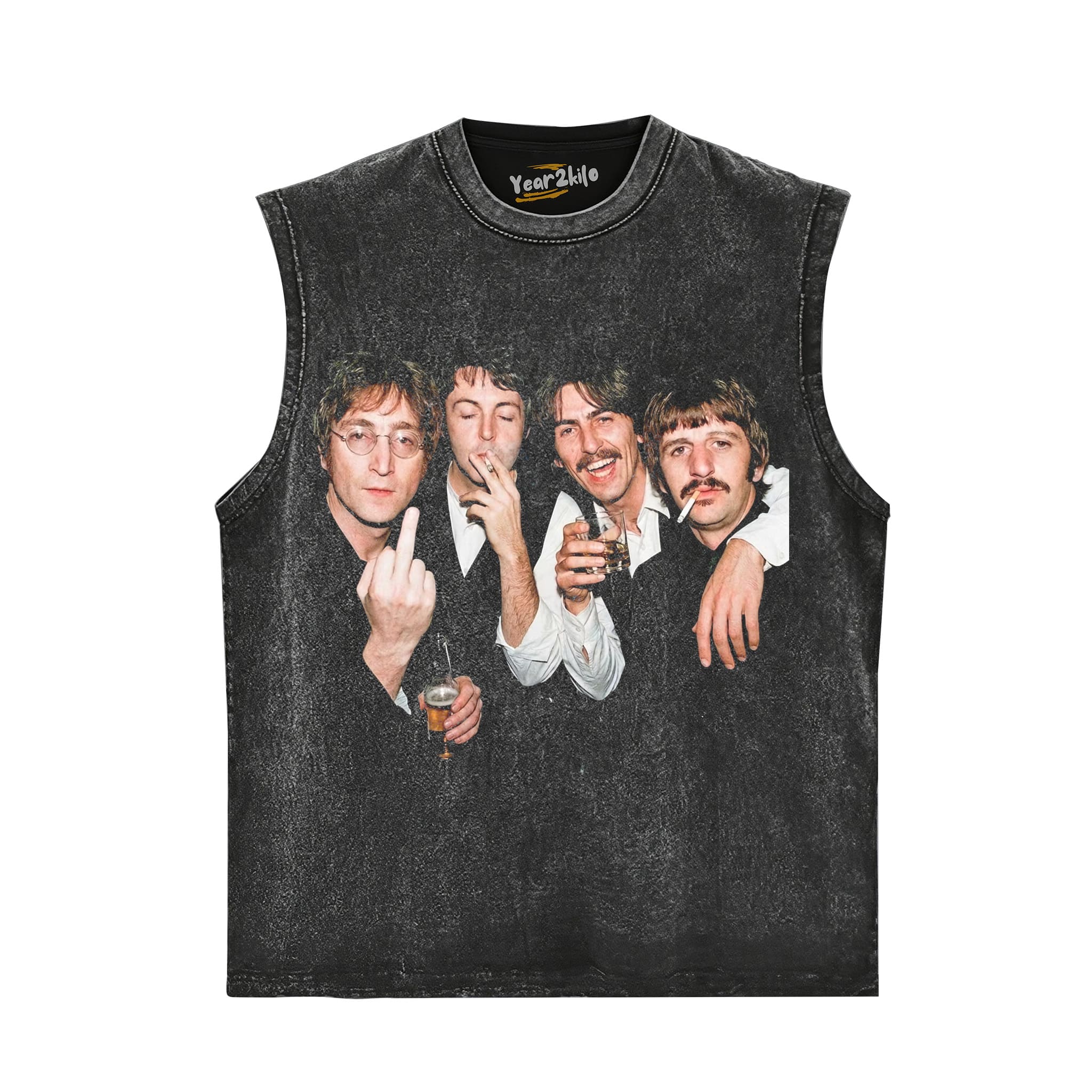 FUNNY THE BEATLES VINTAGE TANK TOP & TEE & LONG SLEEVE & LAYERED LS & HOODIE