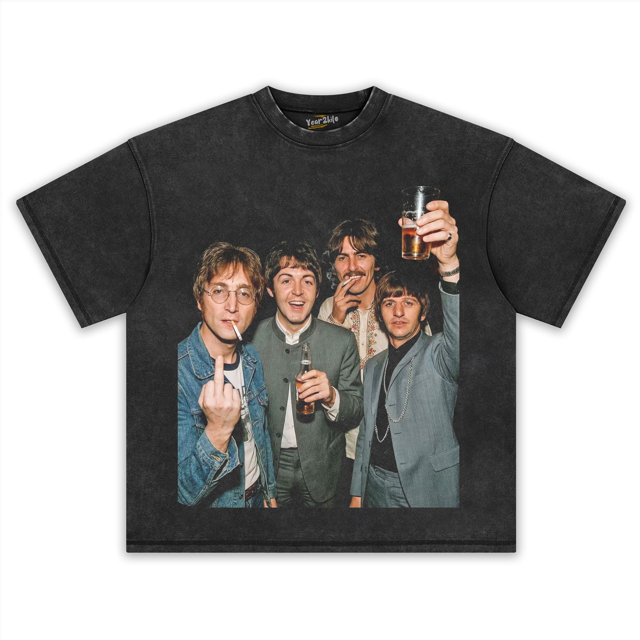 FUNNY THE BEATLES VINTAGE V1 TANK TOP & TEE & LONG SLEEVE & LAYERED LS & HOODIE