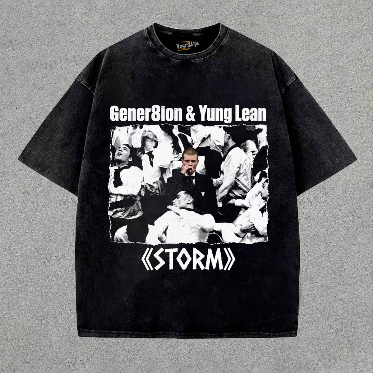 GENER8ION & YUNG LEAN ( STORM ) V2 TANK TOP & TEE & LONG SLEEVE & LAYERED LS & HOODIE