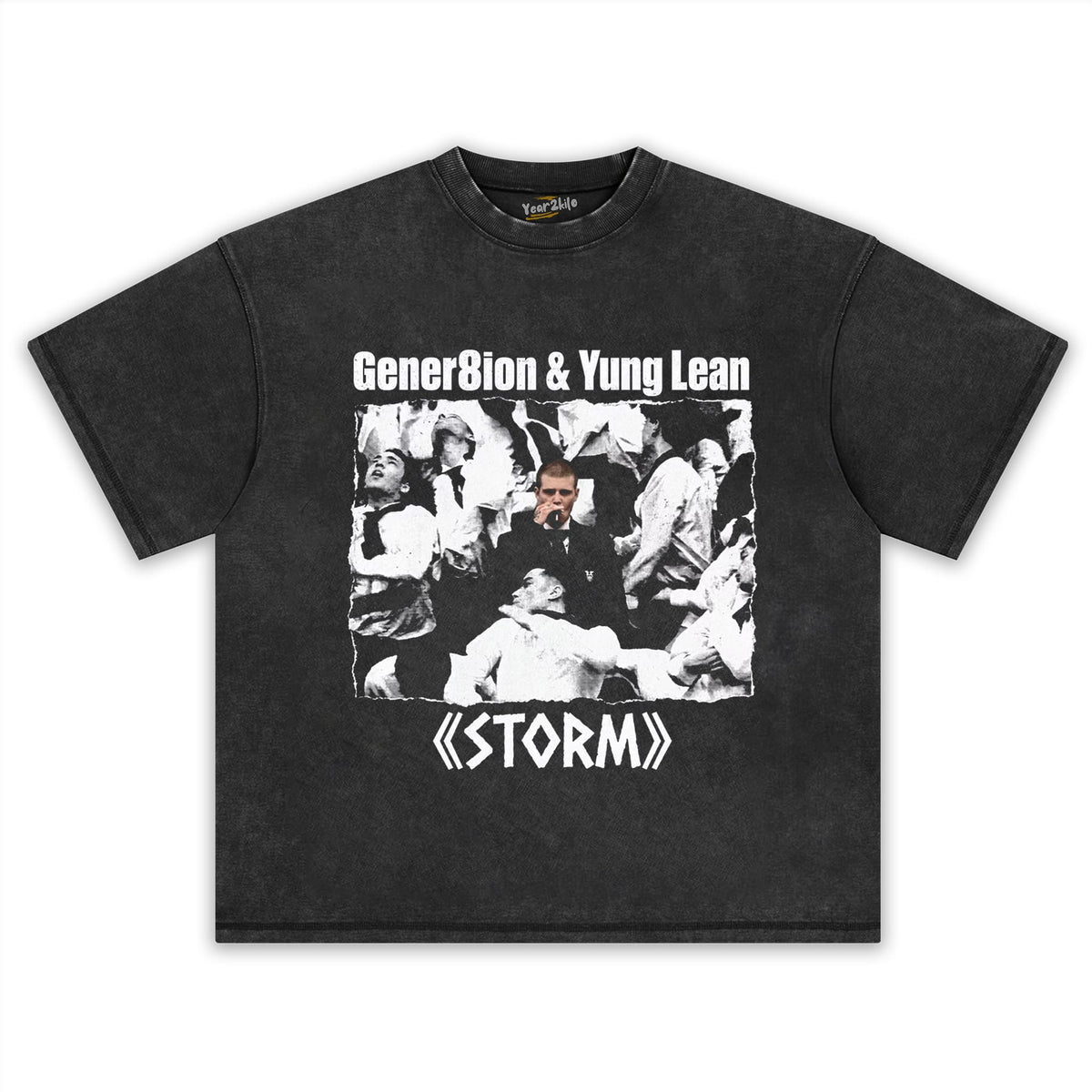 GENER8ION & YUNG LEAN ( STORM ) V2 TANK TOP & TEE & LONG SLEEVE & LAYERED LS & HOODIE