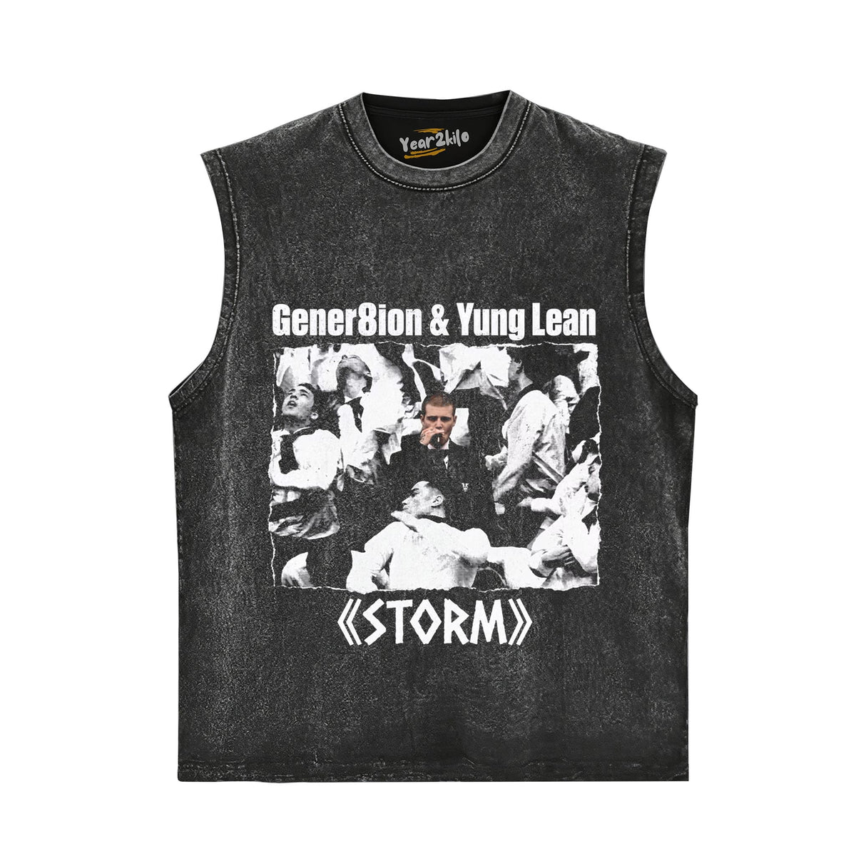 GENER8ION & YUNG LEAN ( STORM ) V2 TANK TOP & TEE & LONG SLEEVE & LAYERED LS & HOODIE