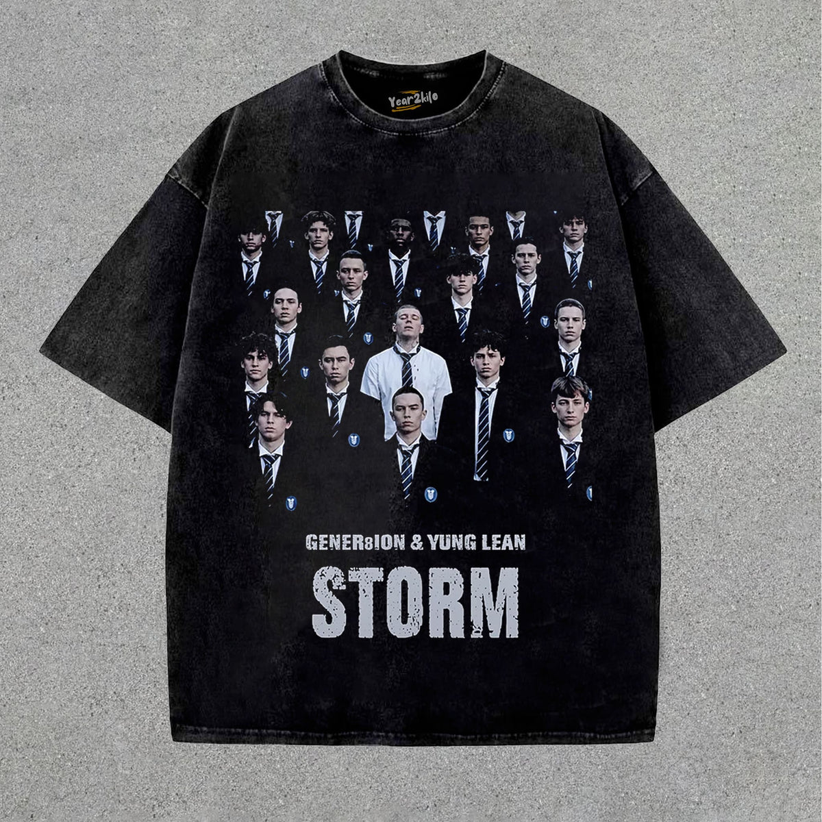 GENER8ION & YUNG LEAN ( STORM ) V2 TANK TOP & TEE & LONG SLEEVE & LAYERED LS & HOODIE