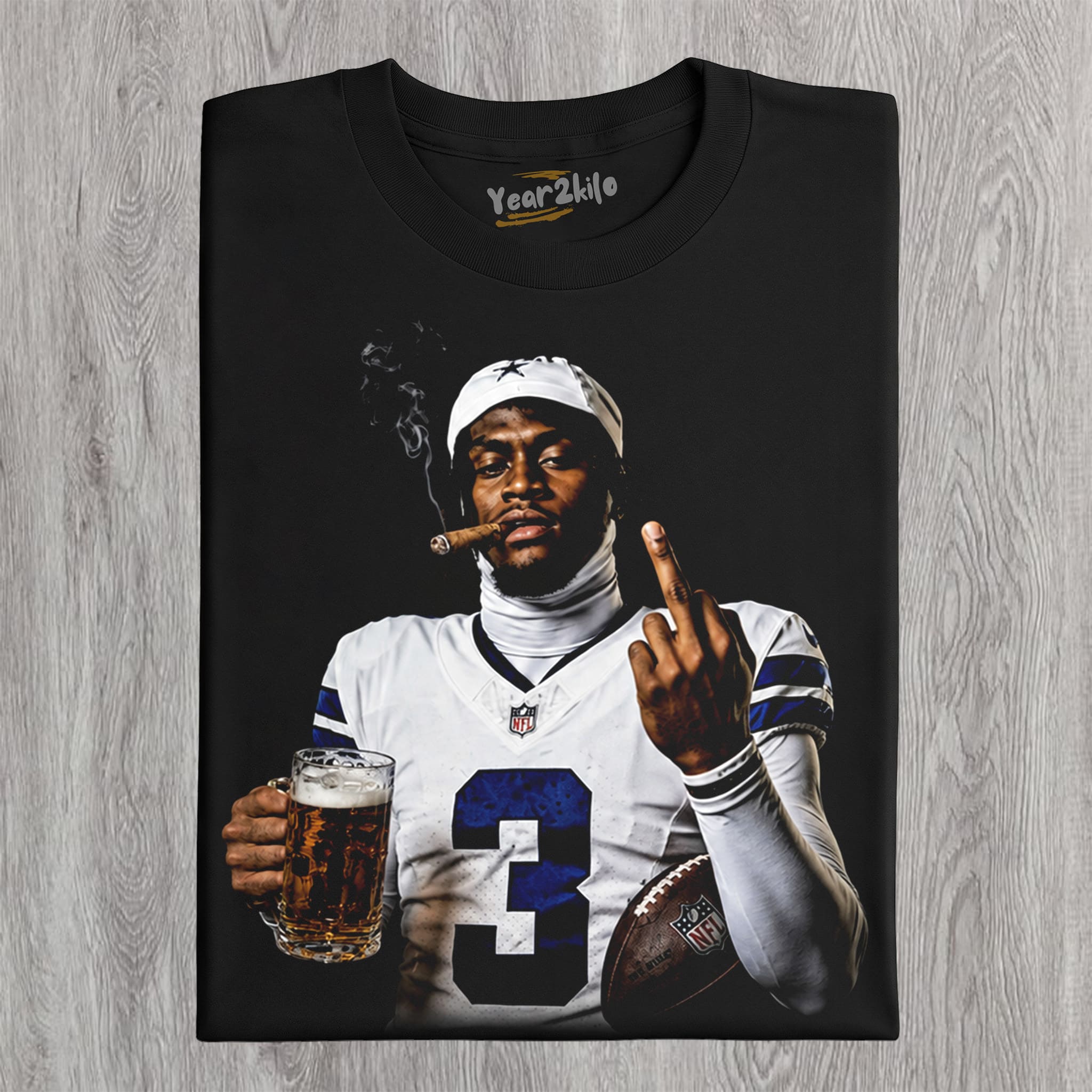 GEORGE PICKENS MIDDLE FINGER VINTAGE V3 TANK TOP & TEE & LONG SLEEVE & LAYERED LS & HOODIE