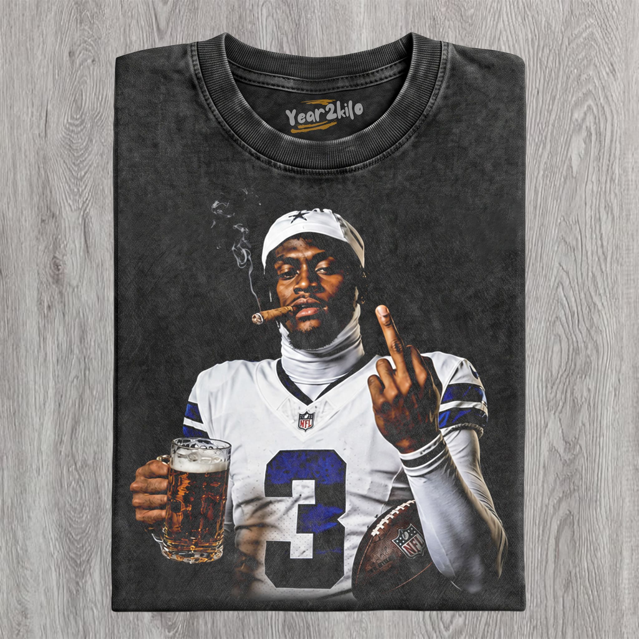 GEORGE PICKENS MIDDLE FINGER VINTAGE V3 TANK TOP & TEE & LONG SLEEVE & LAYERED LS & HOODIE