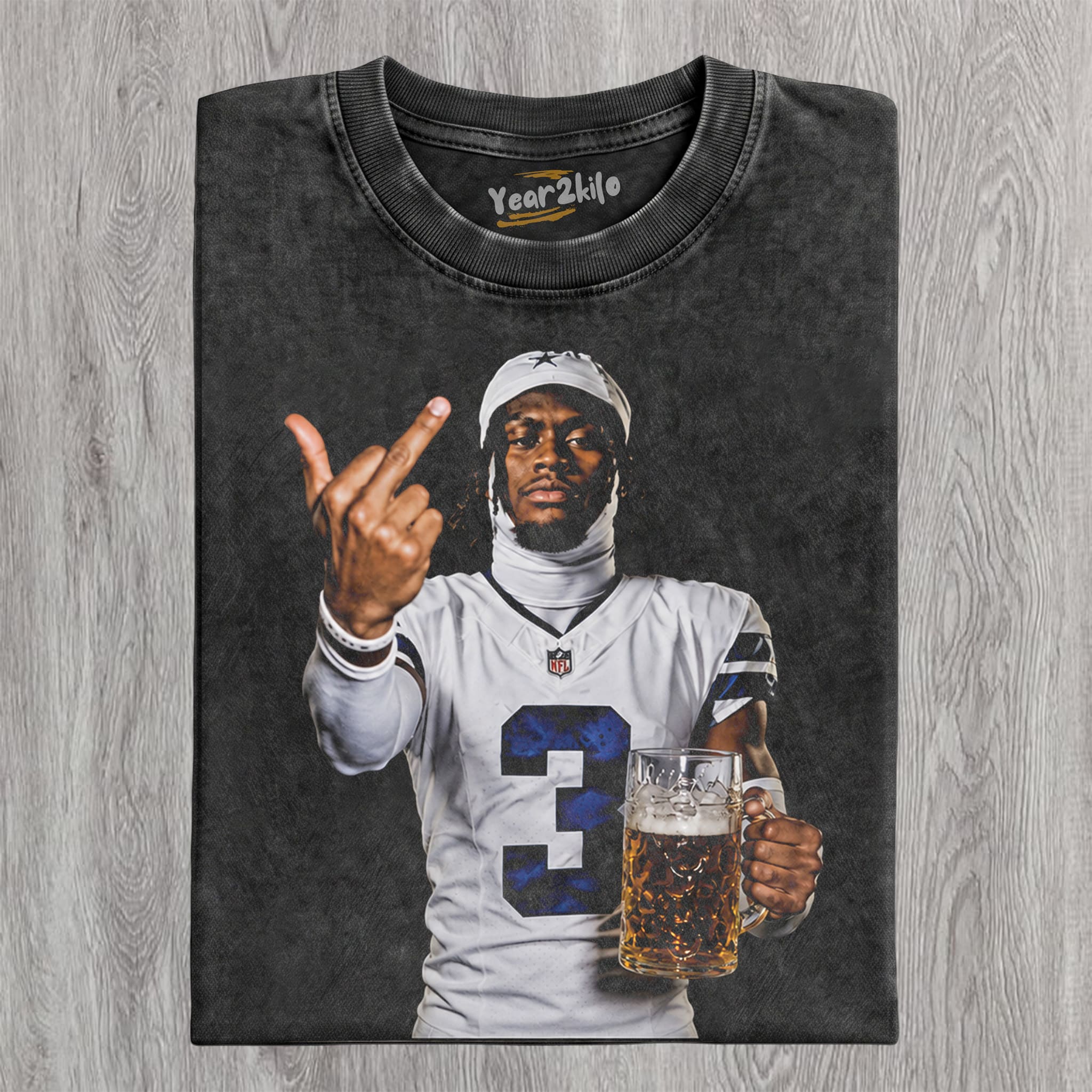 GEORGE PICKENS MIDDLE FINGER VINTAGE V4 TANK TOP & TEE & LONG SLEEVE & LAYERED LS & HOODIE