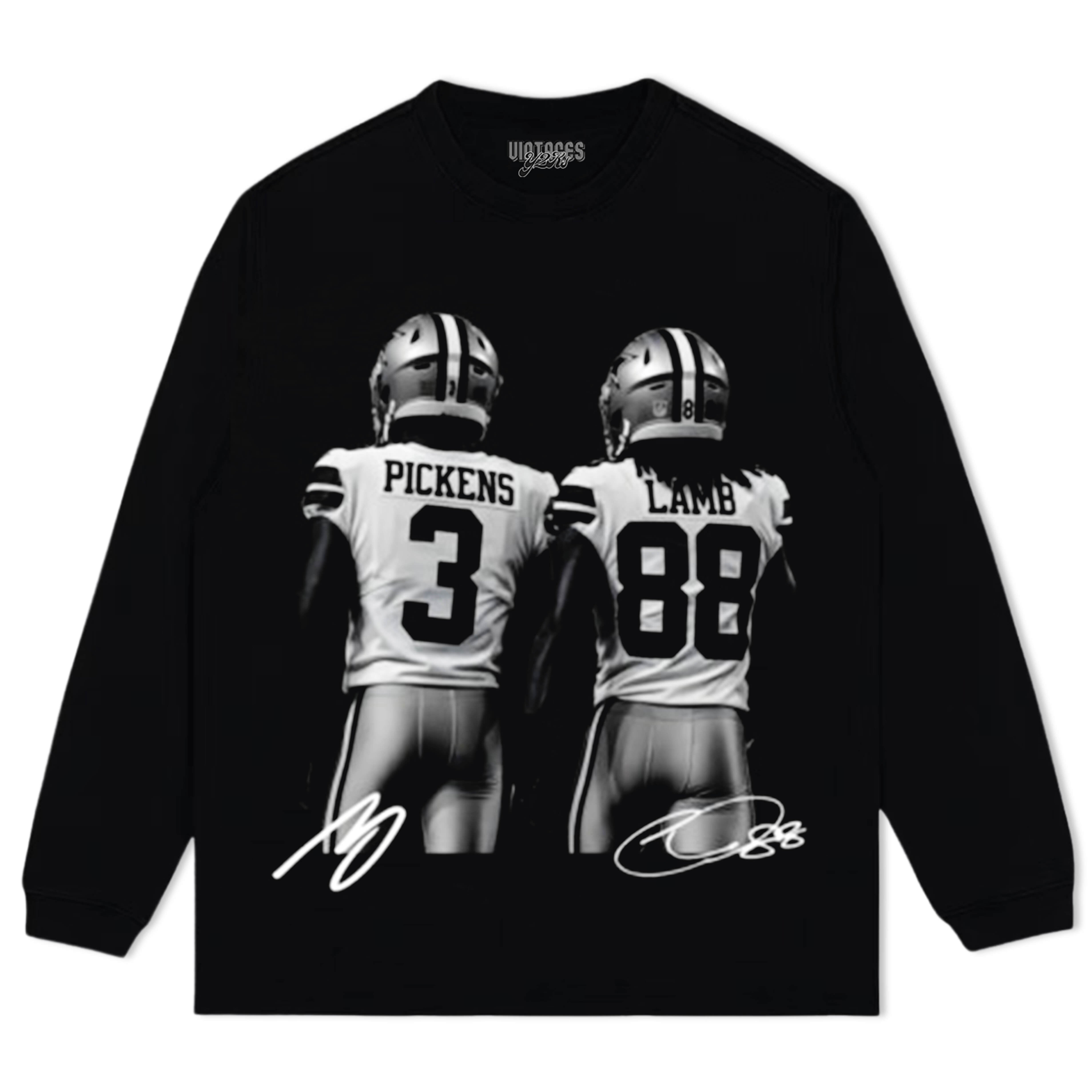 GEORGE PICKENS & CEEDEE LAMB VINTAGE TEE & LS & HOODIE