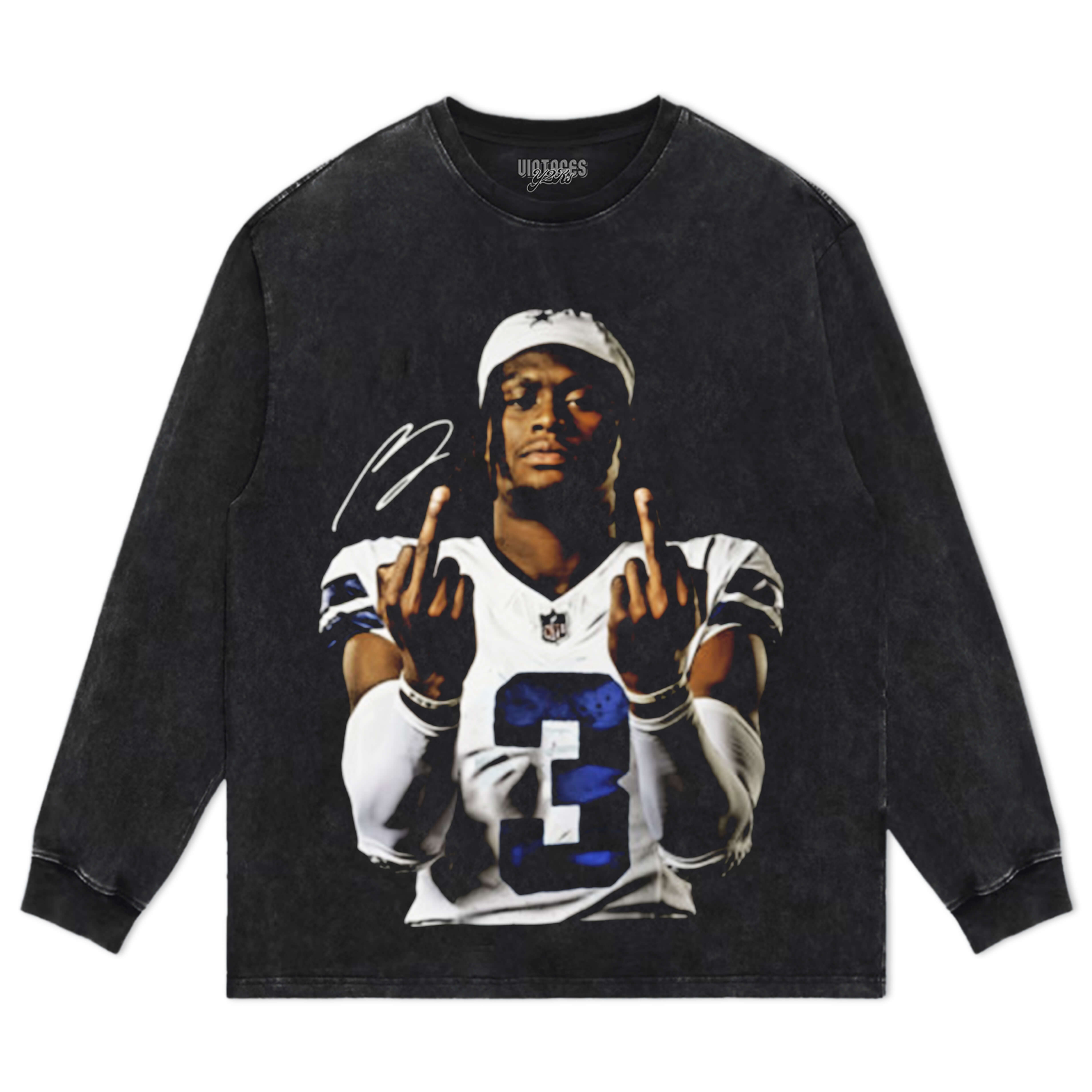 GEORGE PICKENS MIDDLE FINGER VINTAGE  TEE & LS & HOODIE